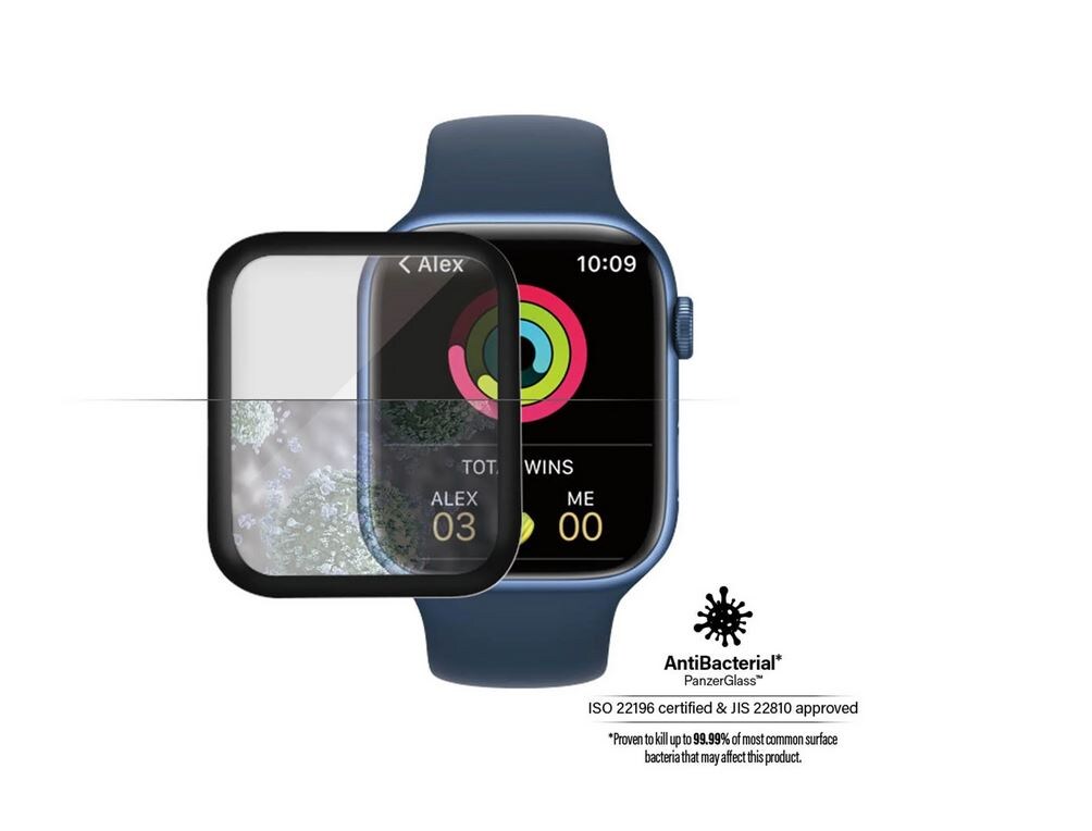 PanzerGlass Displayschutz für Apple Watch Series 8/7 45mm