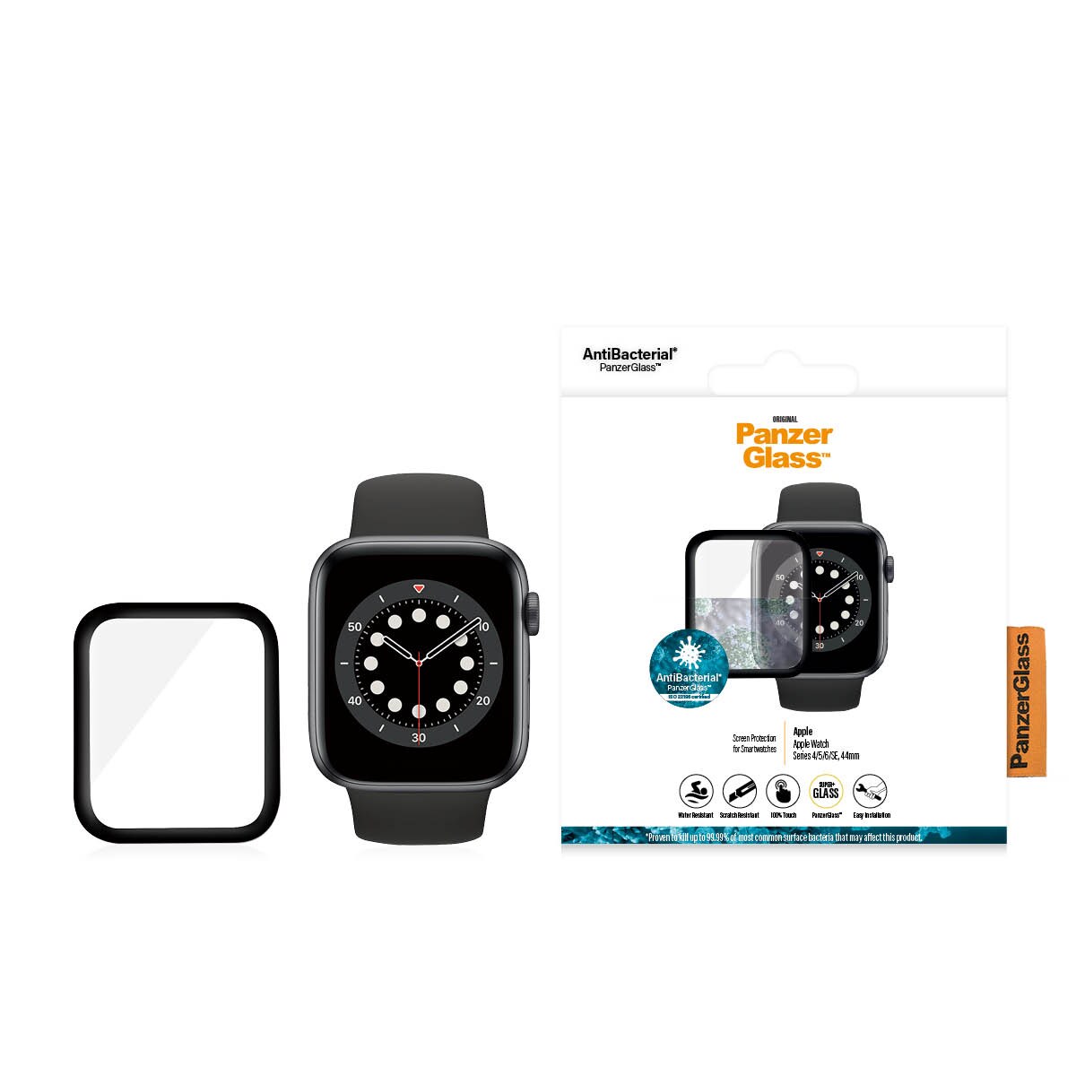 PanzerGlass Displayschutz für Apple Watch Series SE/6/5/4 44mm