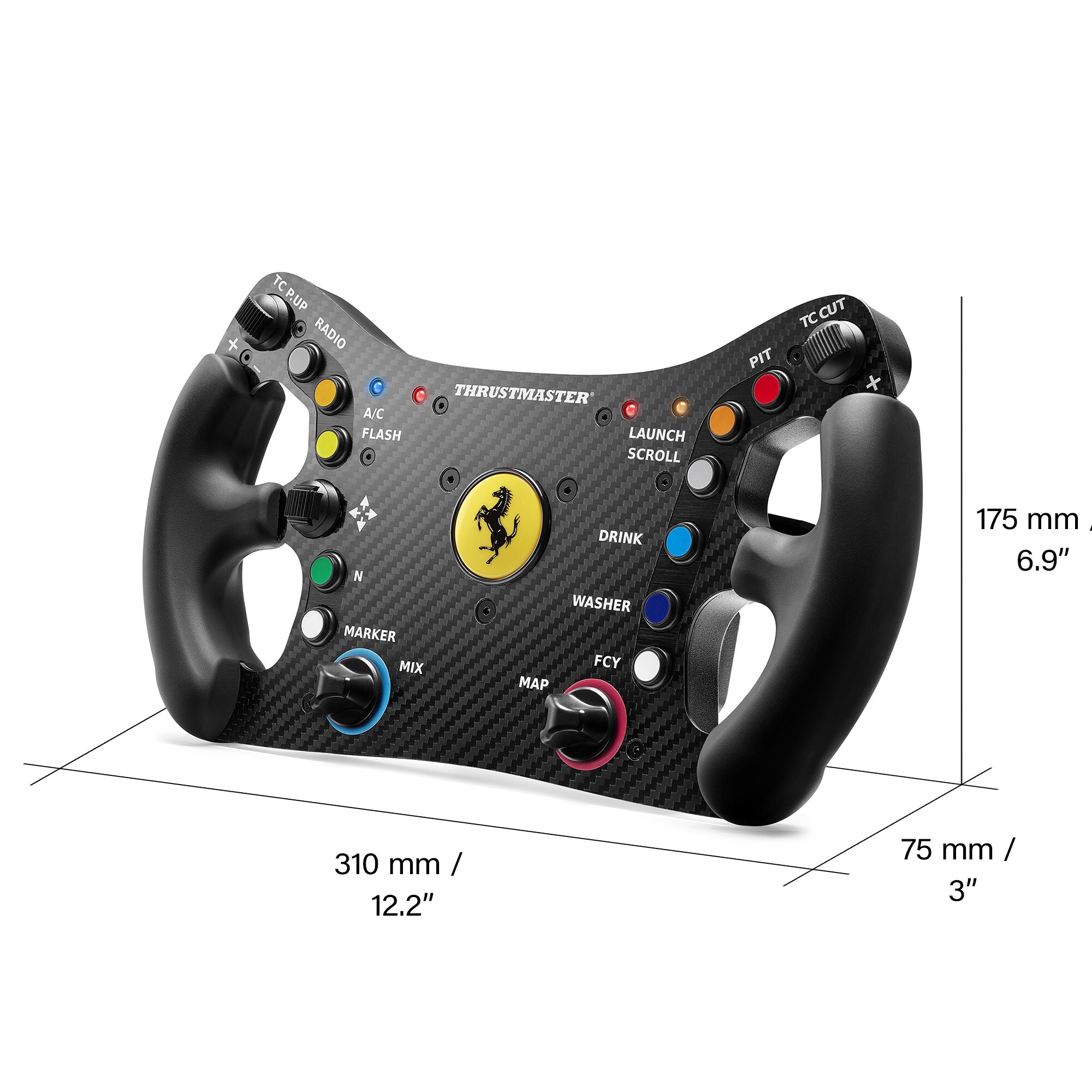 Thrustmaster Ferrari GT3 Wheel Add-On - für PC, PS5, PS4, Xbox Series X|S|One