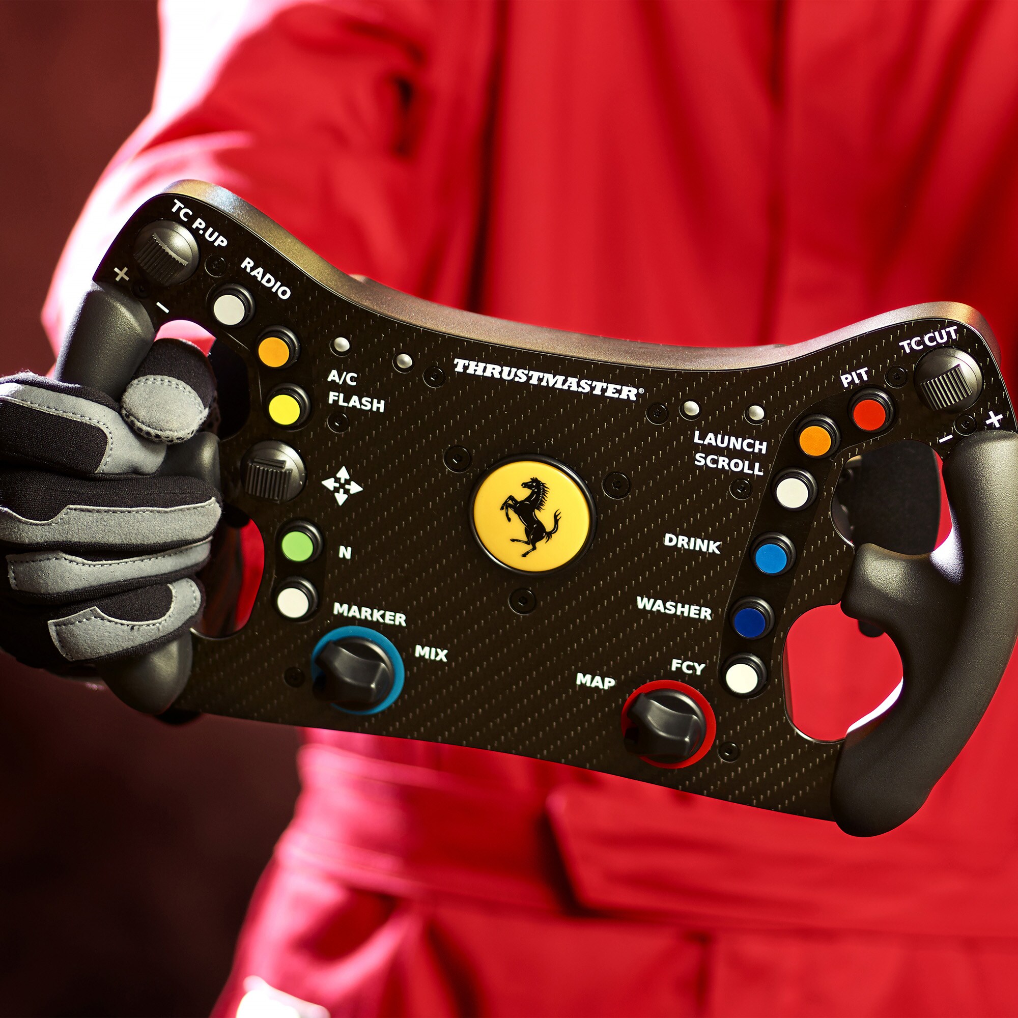 Thrustmaster Ferrari GT3 Wheel Add-On - für PC, PS5, PS4, Xbox Series X|S|One