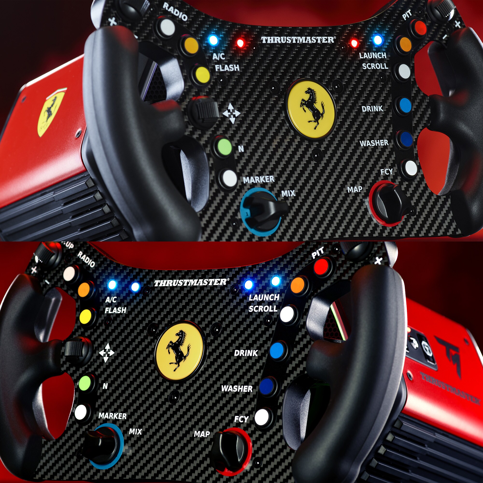 Thrustmaster Ferrari GT3 Wheel Add-On - für PC, PS5, PS4, Xbox Series X|S|One