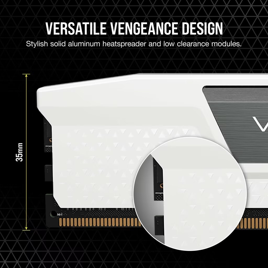 Corsair Vengeance 32GB DDR5-5200 Kit (2x 16GB), CL40, weiß