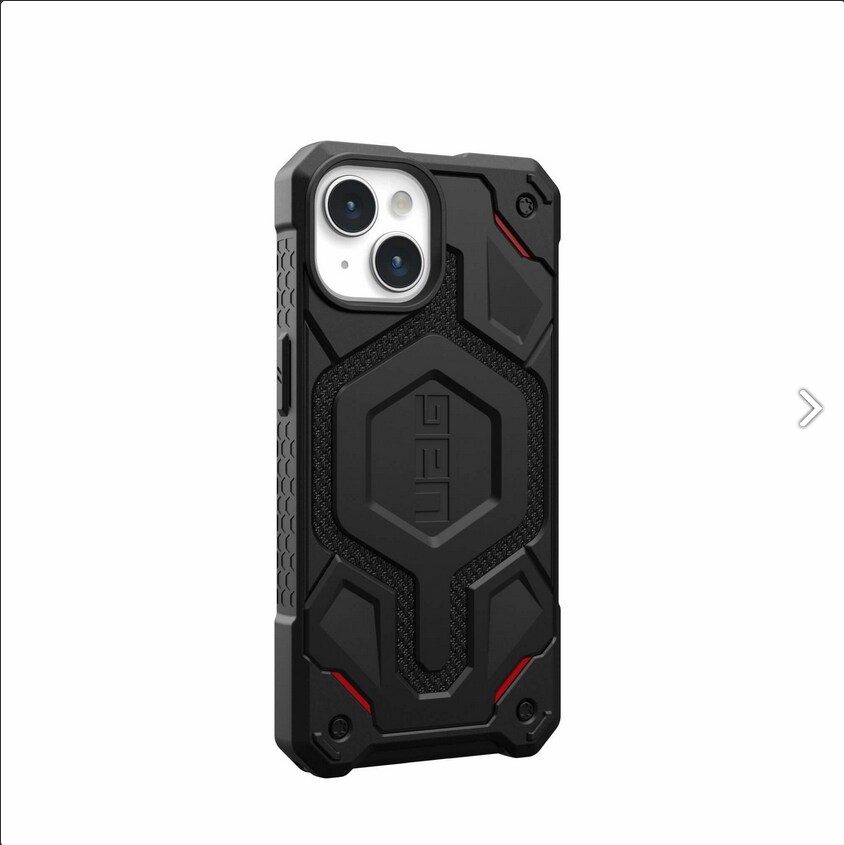 UAG Urban Armor Gear Monarch MagSafe Case Apple iPhone 15 kevlar schwarz