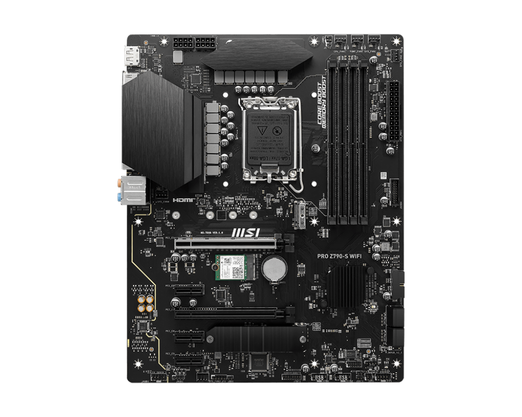 MSI PRO Z790-S WIFI ATX Mainboard Sockel 1700 WIFI/BT/M.2/LAN/HDMI/DP/USB-C