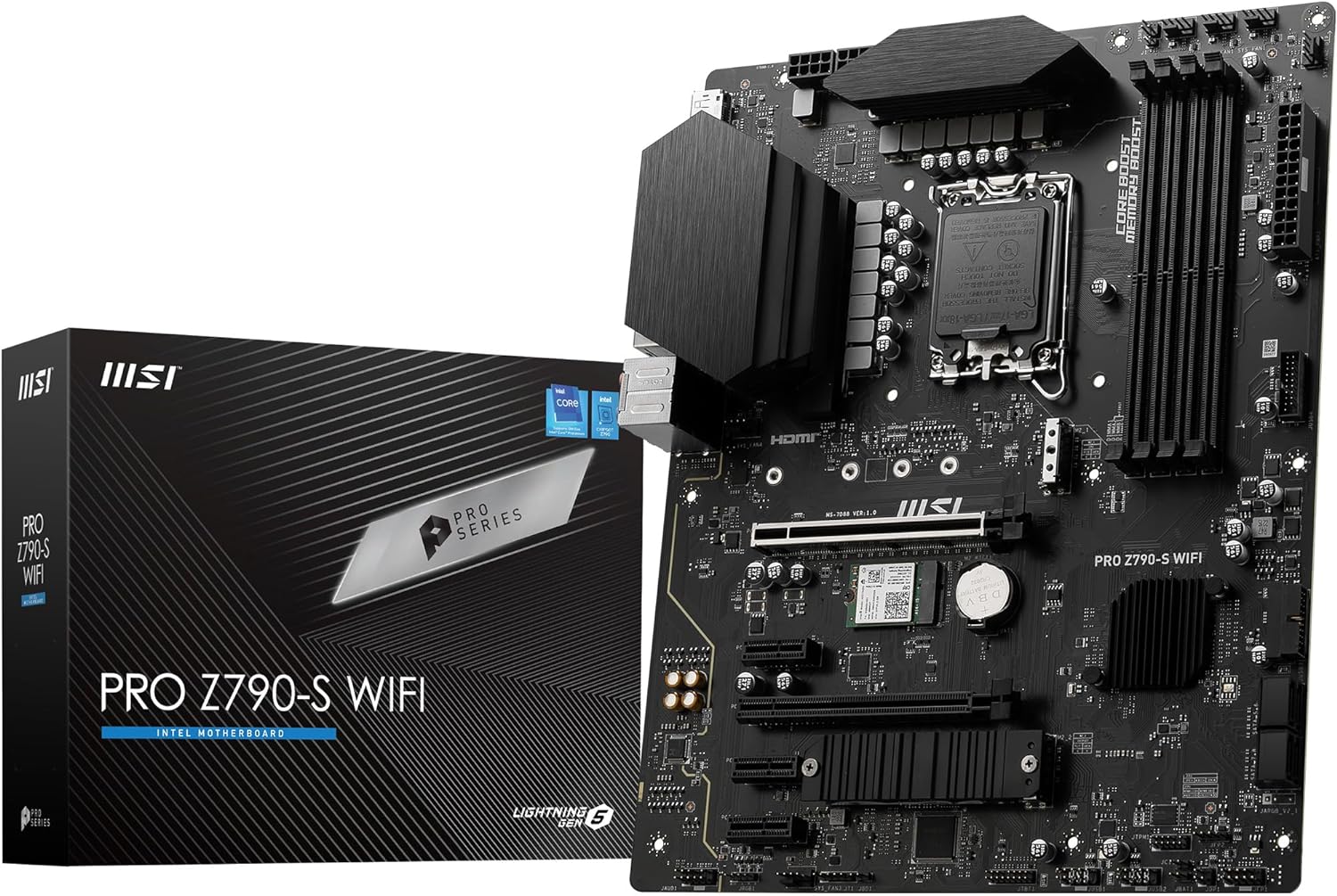 MSI PRO Z790-S WIFI ATX Mainboard Sockel 1700 WIFI/BT/M.2/LAN/HDMI/DP/USB-C