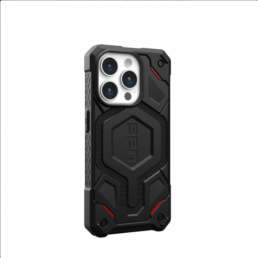 UAG Urban Armor Gear Monarch MagSafe Case Apple iPhone 15 Pro kevlar schwarz