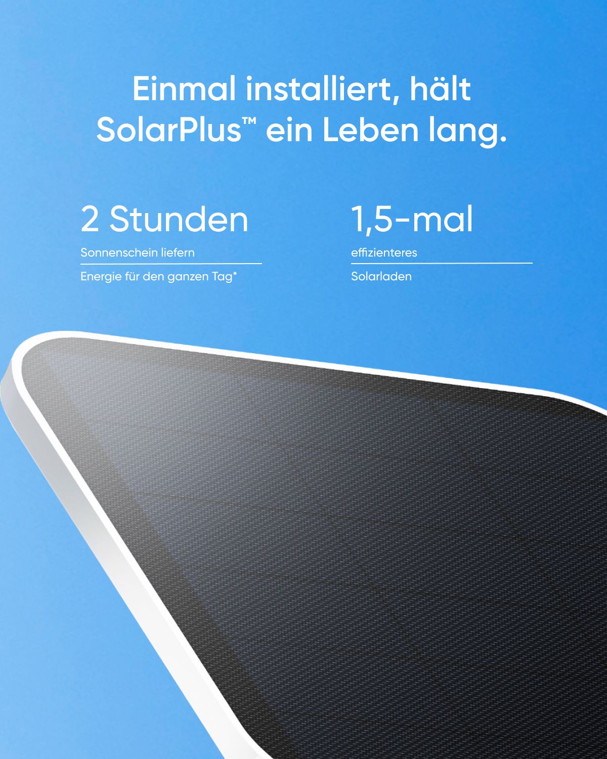 eufy Security Solo Cam S340, kabellose Solar-Überwachungskamera, weiß