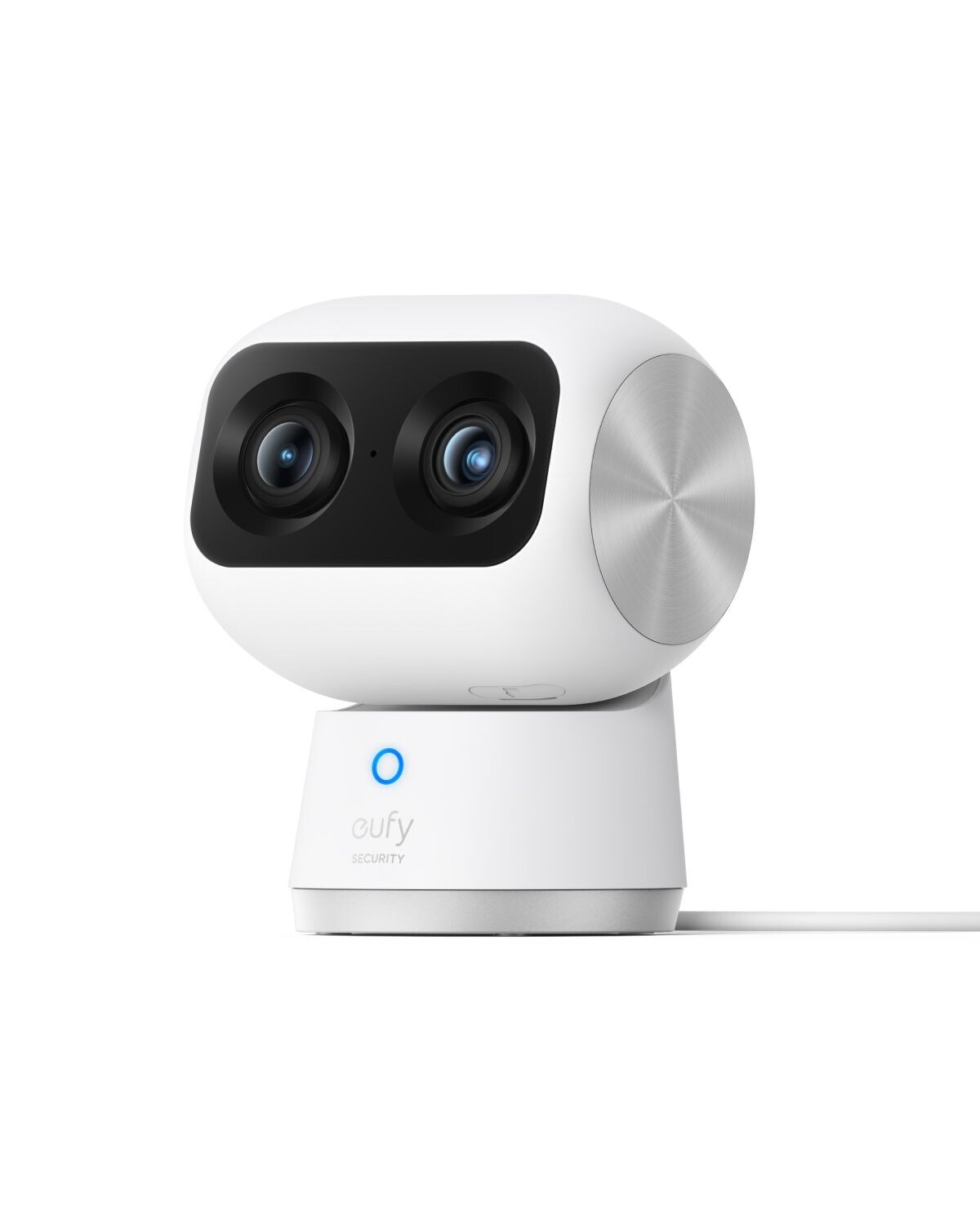 eufy Security Indoor Cam S350, Dual-Sicherheitskamera, 4K UHD, schwarz