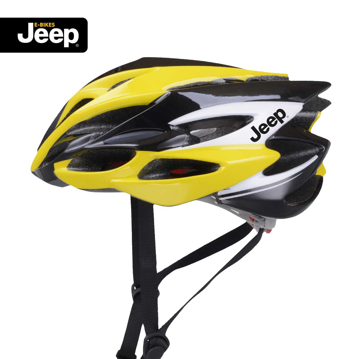 Jeep E-Bikes Helm Größe L (58-61 cm) Gelb