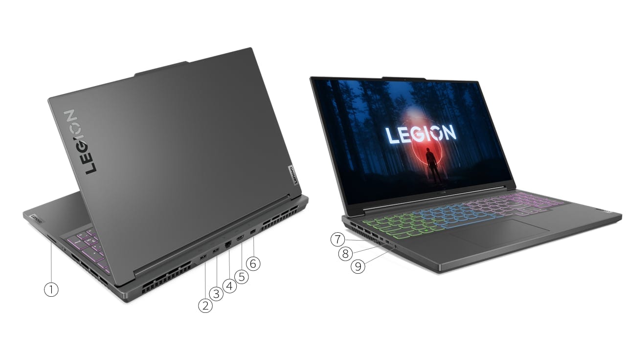 Lenovo Legion Slim 5 16APH8 82Y9007CGE R5-7640HS 16GB/1TB SSD 16"FHD RTX4050 W11