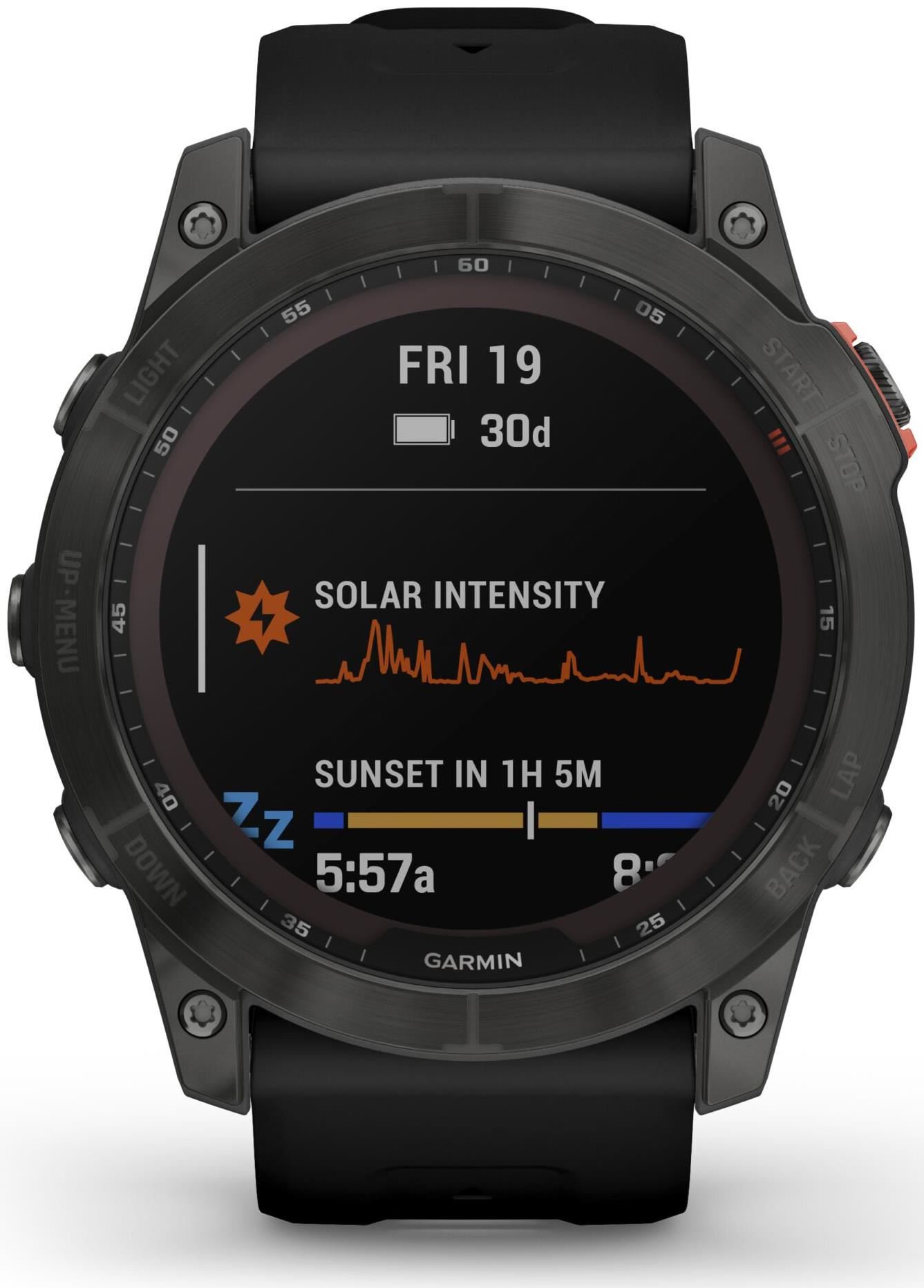 Garmin FENIX® 7X SOLAR Schwarz/Schiefergrau