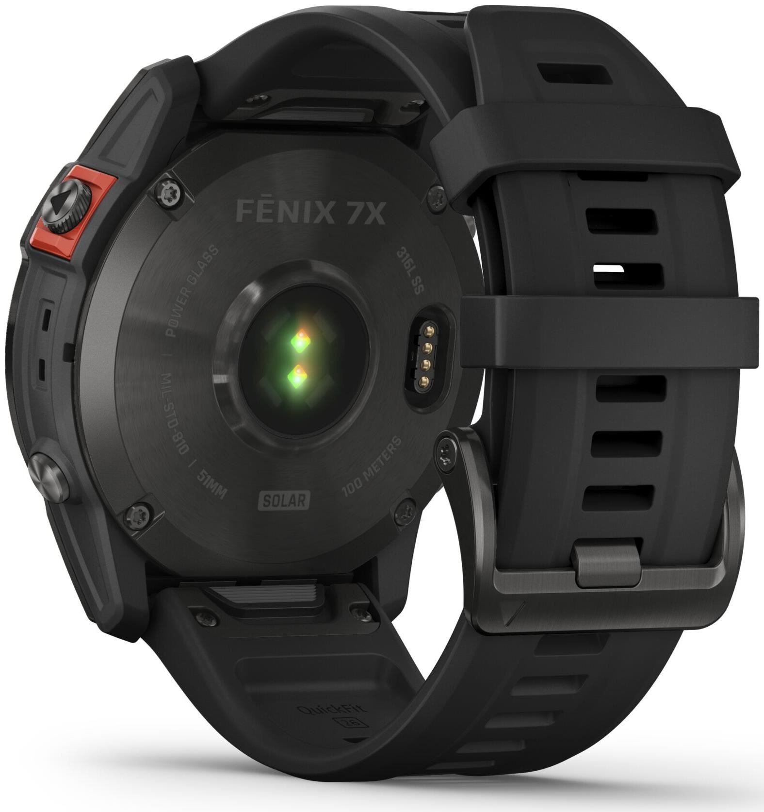 Garmin FENIX® 7X SOLAR Schwarz/Schiefergrau