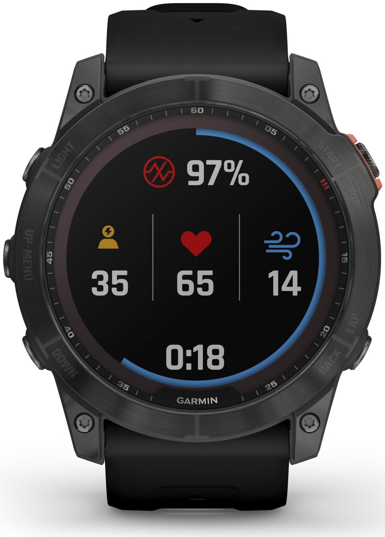 Garmin FENIX® 7X SOLAR Schwarz/Schiefergrau