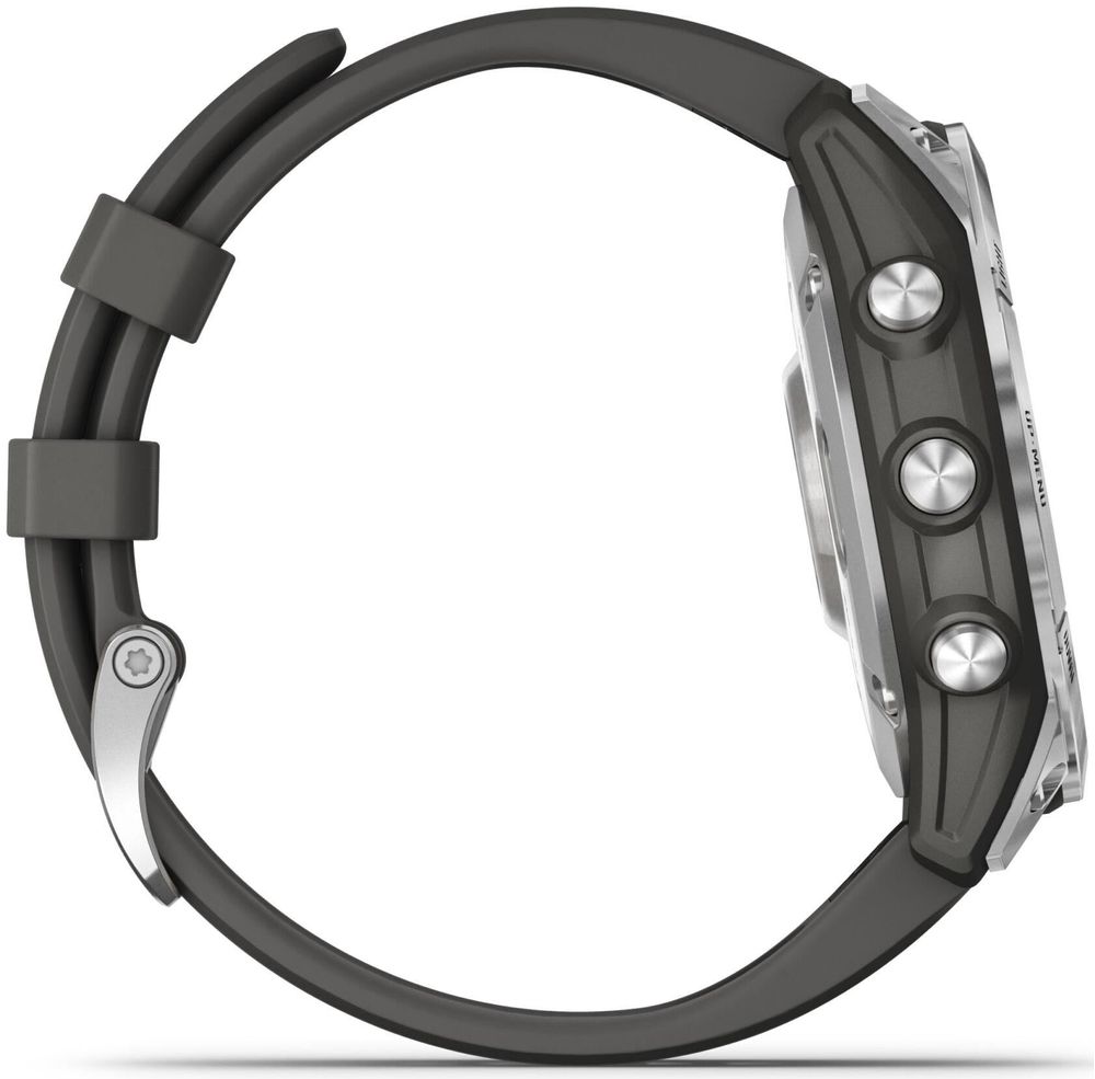 Garmin EPIX™ (Gen 2) Schiefergrau/Silber mit QuickFit®-Silikon-Armband 22 mm