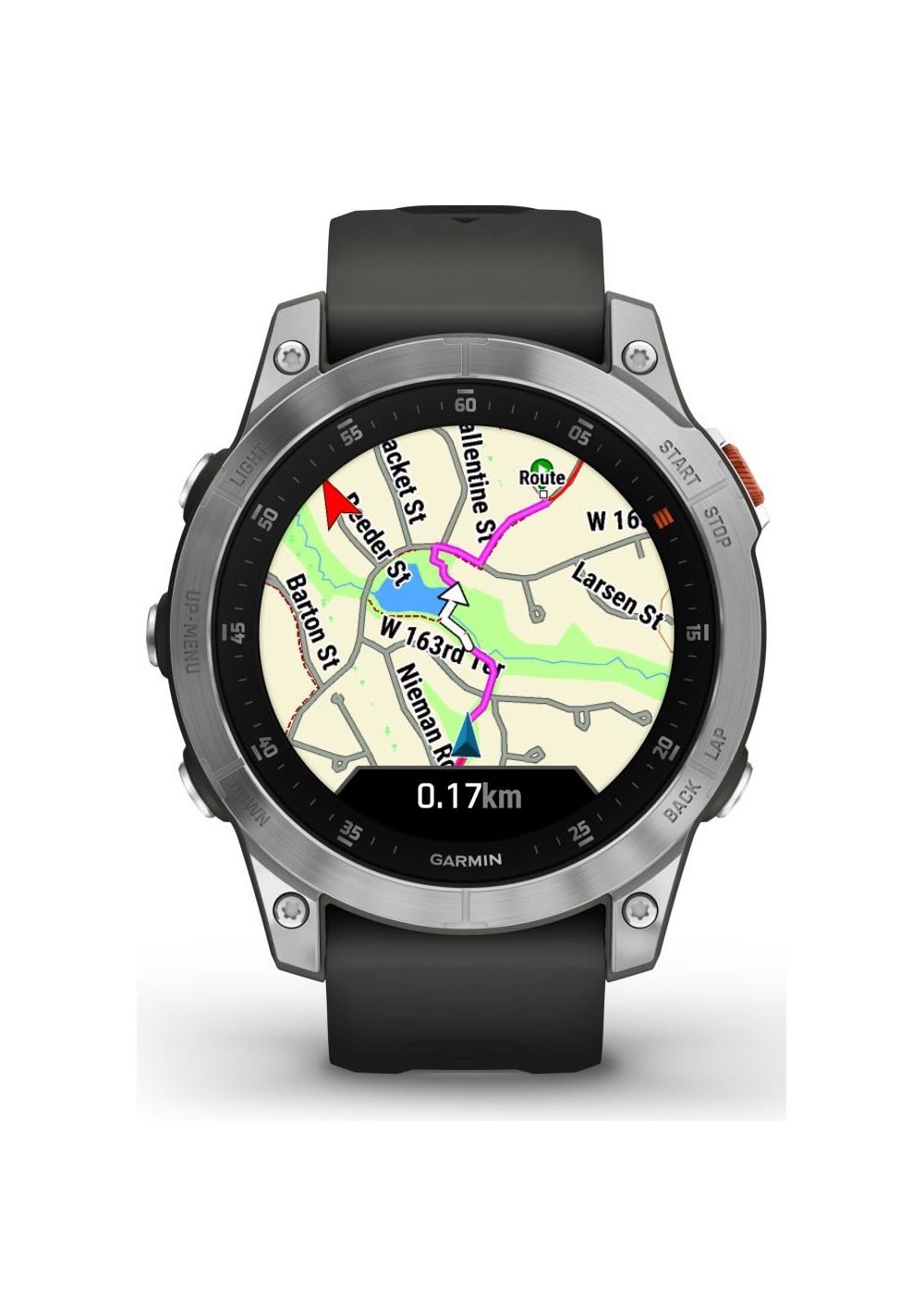 Garmin EPIX™ (Gen 2) Schiefergrau/Silber mit QuickFit®-Silikon-Armband 22 mm