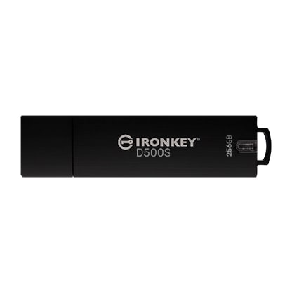 Kingston 256 GB IronKey D500S verschlüsselter USB-Stick USB-A 3.2 Gen1 Standard