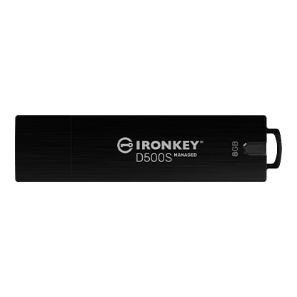 Kingston 8 GB IronKey D500S verschlüsselter USB-Stick USB-A 3.2 Gen1 Managed