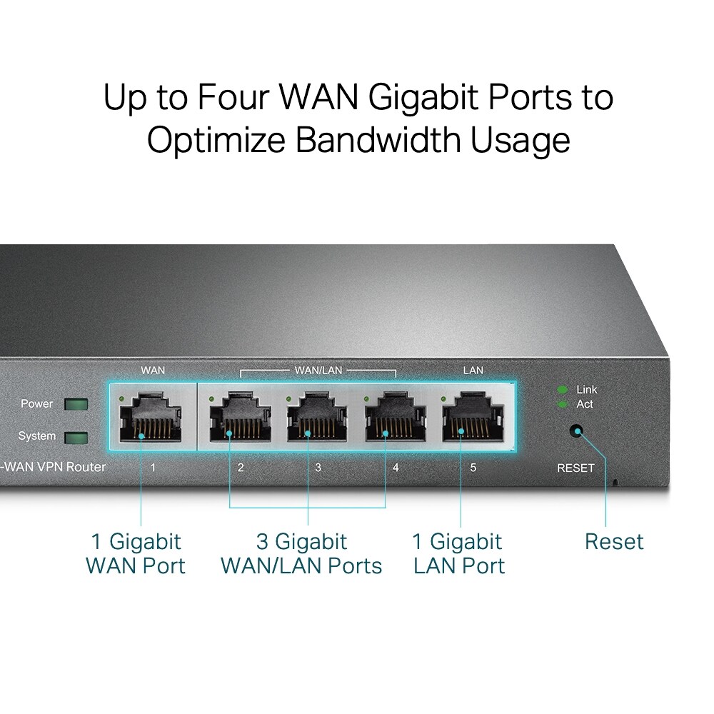 TP-LINK SafeStream TL-ER605 Gigabit VPN Router