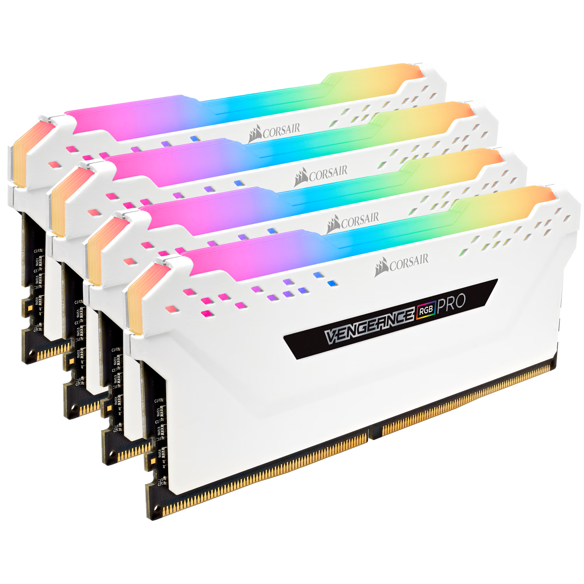 Corsair Vengeance RGB PRO 32GB DDR4-3200 Kit (4x 8GB), CL16, weiß