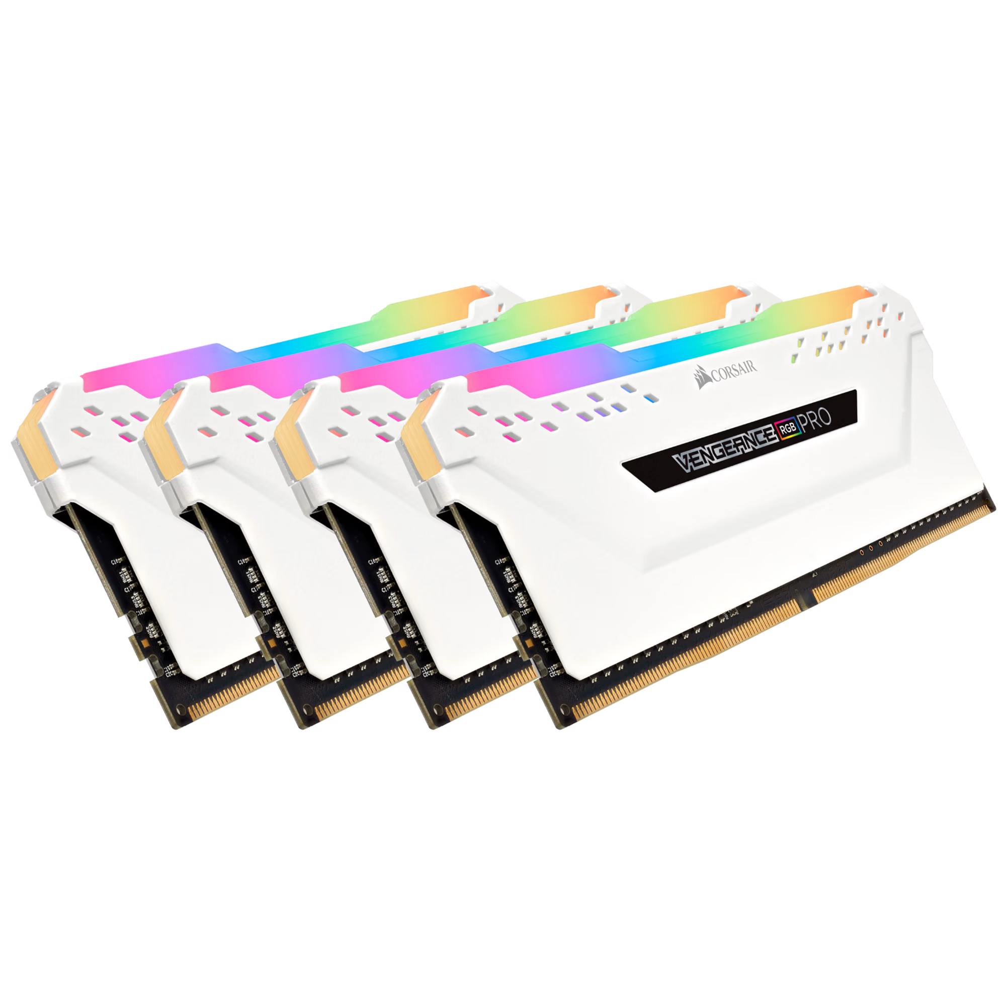 Corsair Vengeance RGB PRO 32GB DDR4-3200 Kit (4x 8GB), CL16, weiß