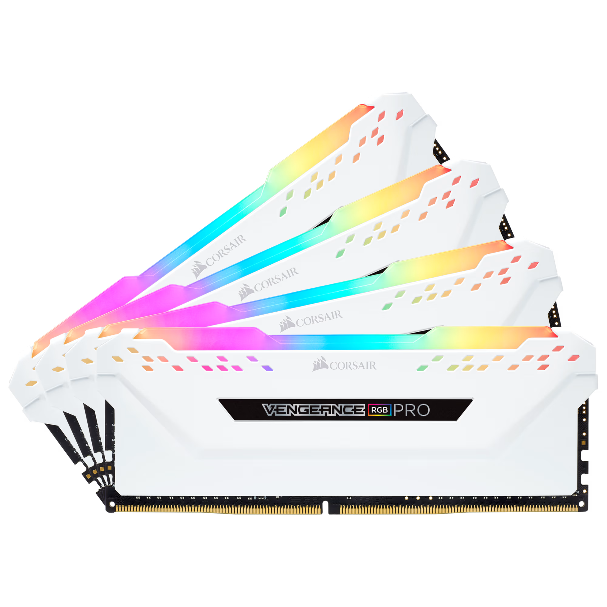 Corsair Vengeance RGB PRO 32GB DDR4-3200 Kit (4x 8GB), CL16, weiß