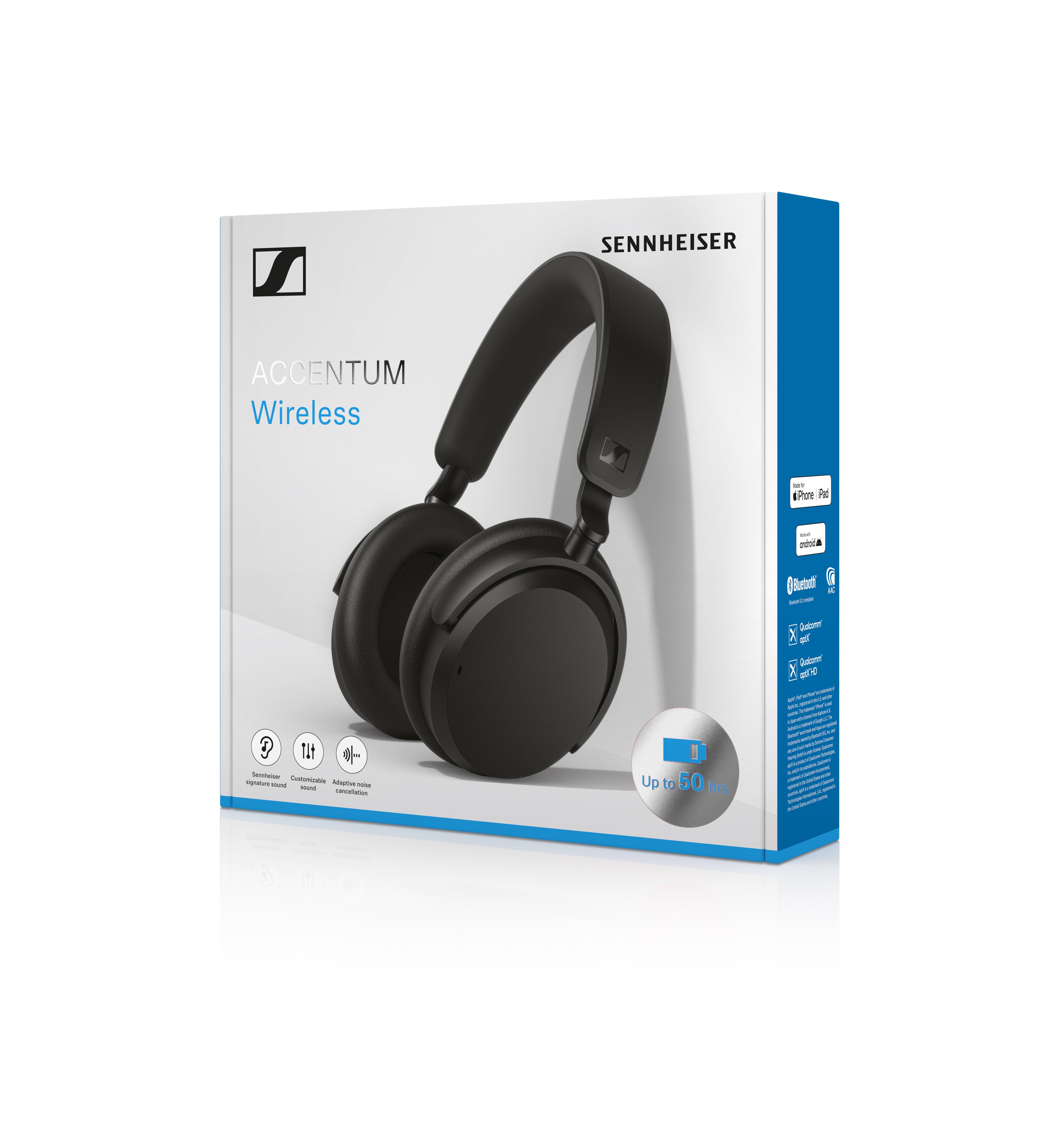 Sennheiser ACCENTUM Wireless Over-Ear-Kopfhörer schwarz