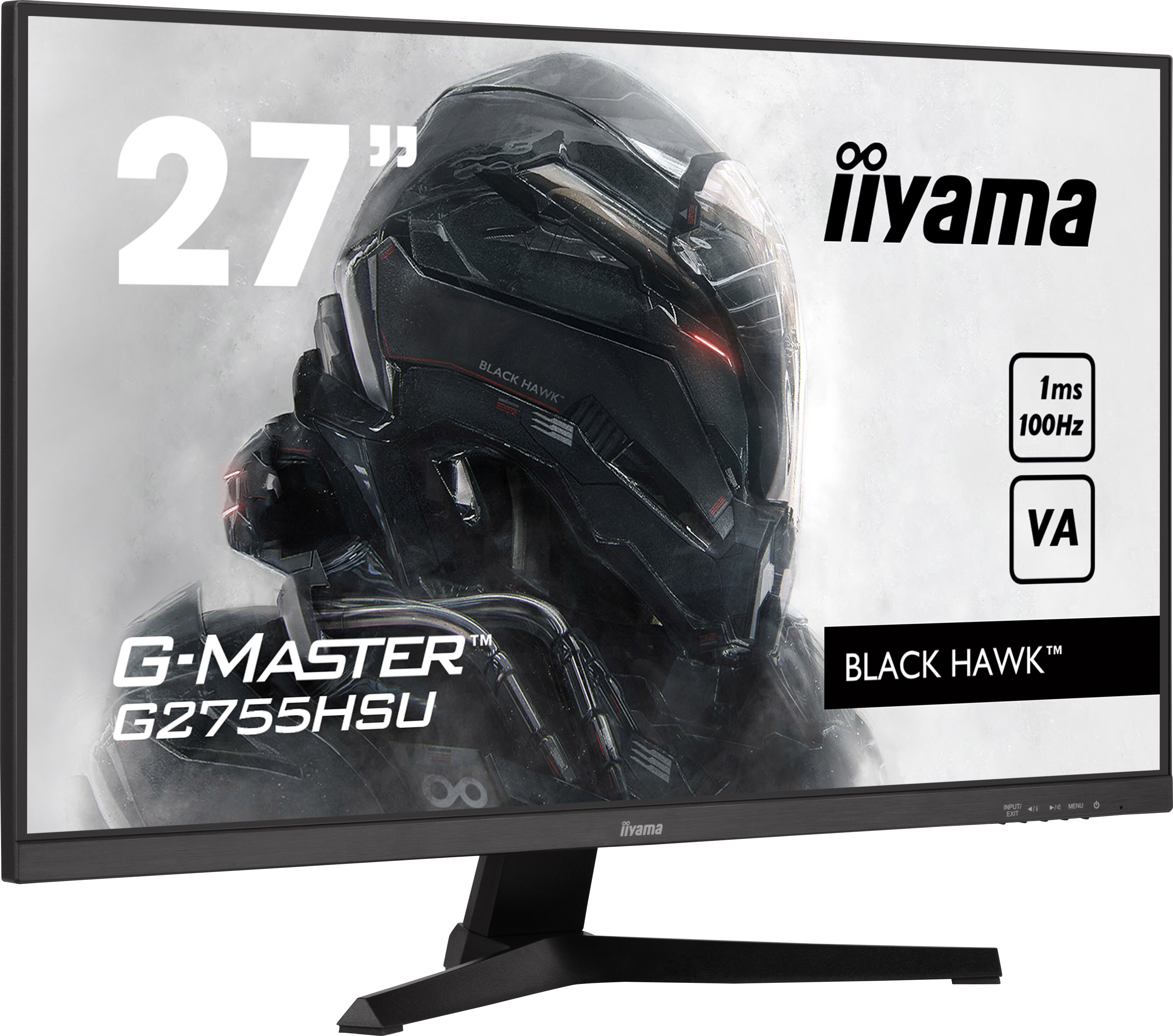 iiyama G-MASTER G2755HSU-B1 68.5 cm (27") FHD VA Gaming Monitor HDMI, DP, USB