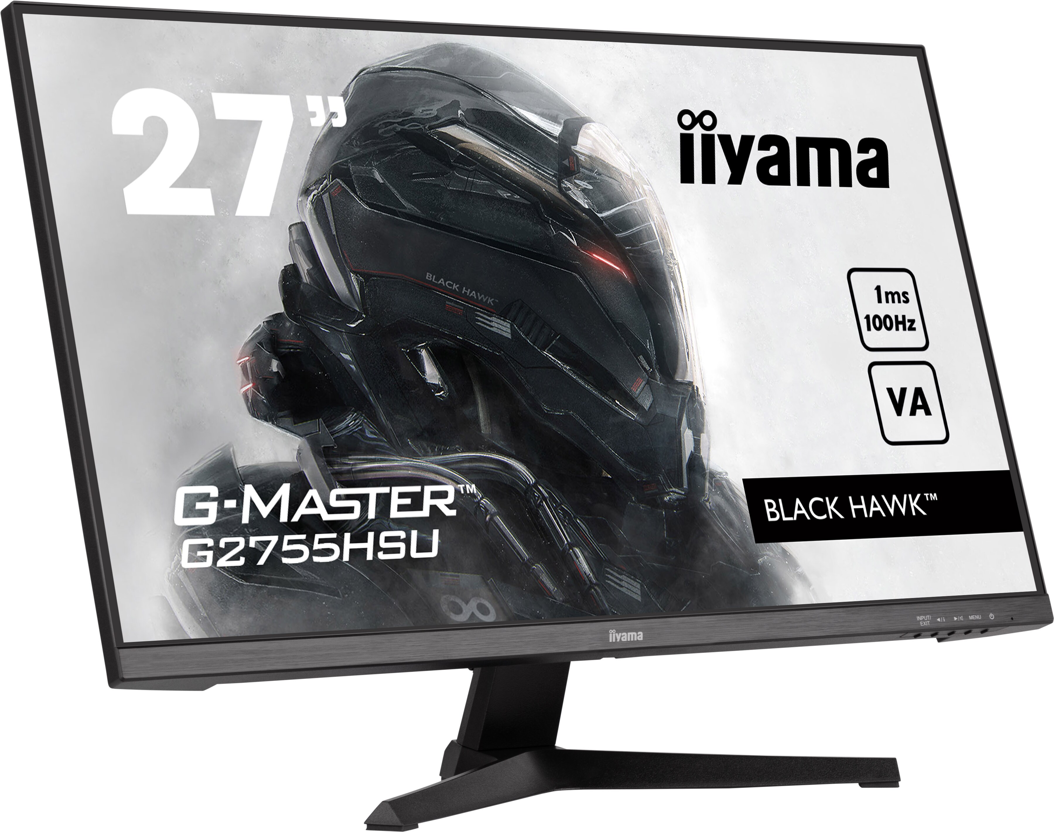 iiyama G-MASTER G2755HSU-B1 68.5 cm (27") FHD VA Gaming Monitor HDMI, DP, USB