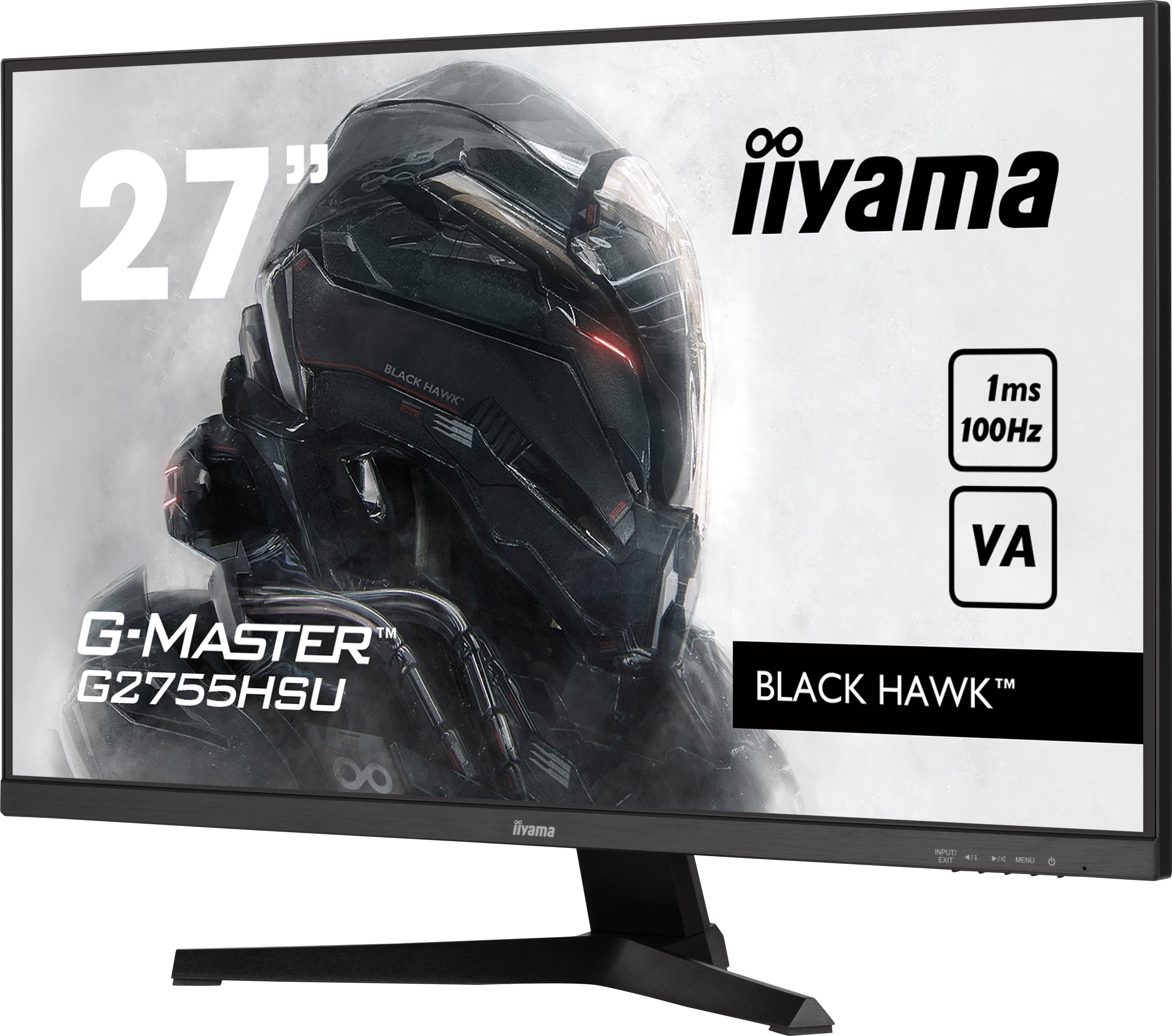 iiyama G-MASTER G2755HSU-B1 68.5 cm (27") FHD VA Gaming Monitor HDMI, DP, USB