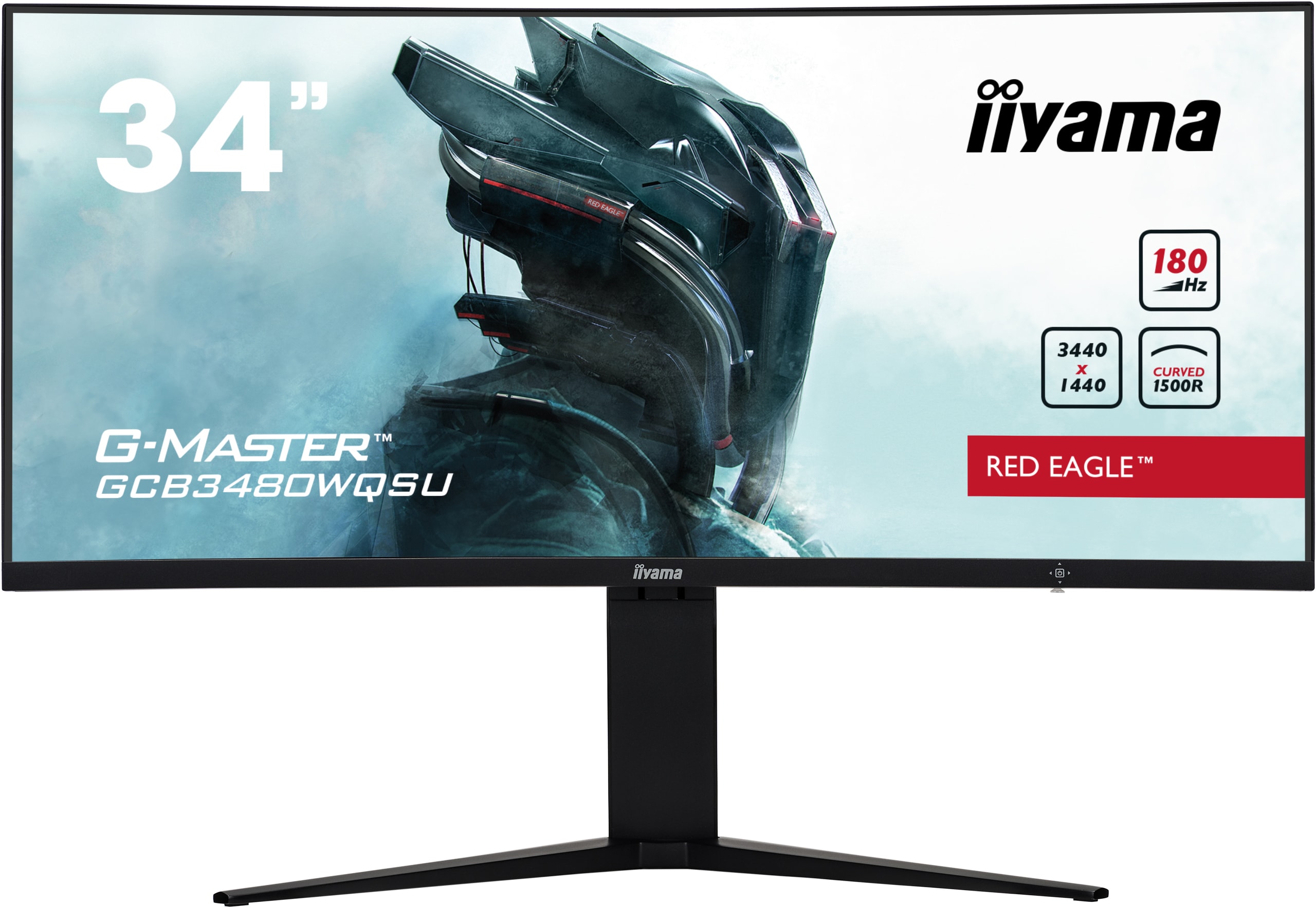 iiyama G-MASTER GCB3480WQSU-B1 86,4 cm (34") UWQHD VA Gaming Monitor HDMI, DP