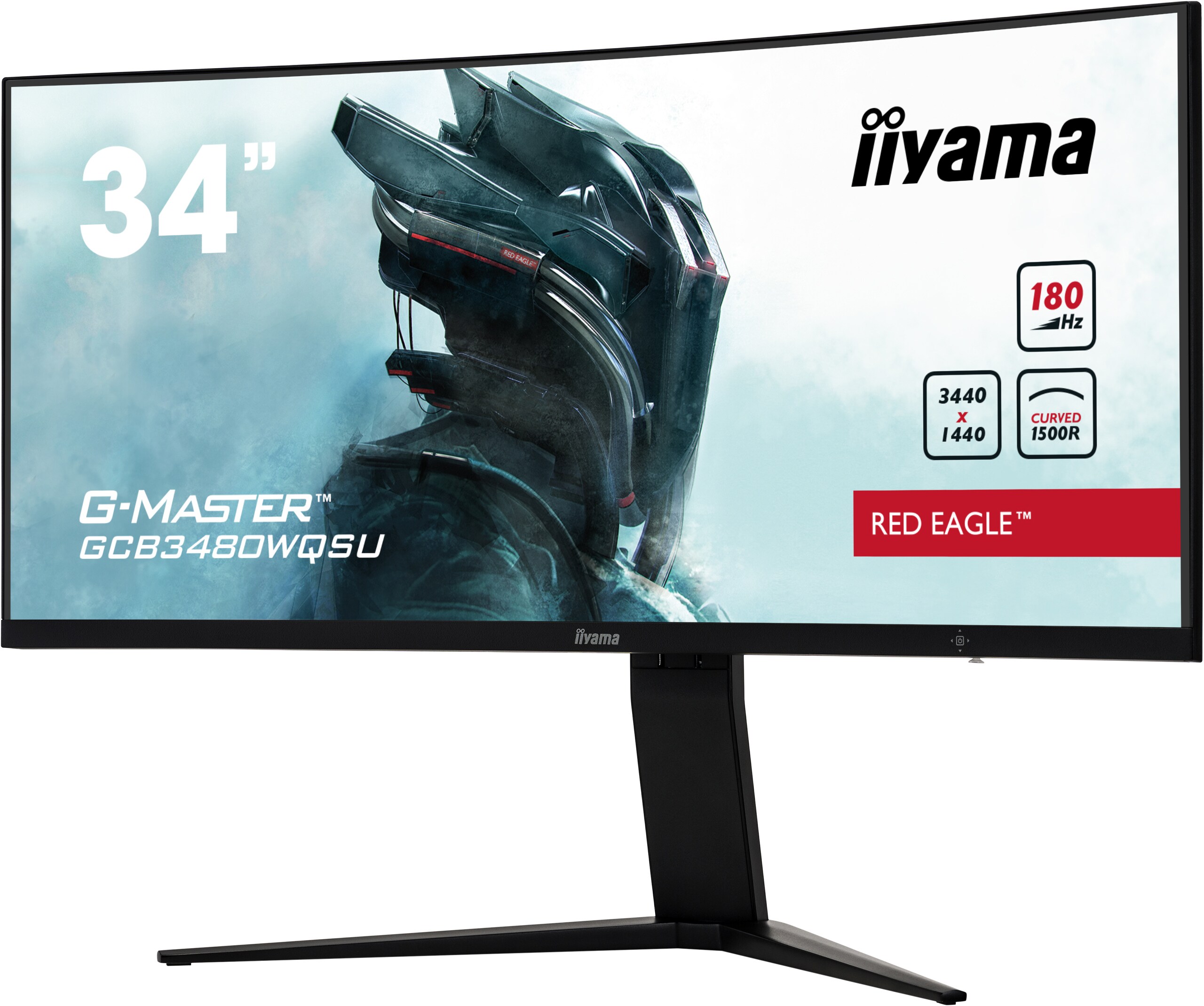 iiyama G-MASTER GCB3480WQSU-B1 86,4 cm (34") UWQHD VA Gaming Monitor HDMI, DP