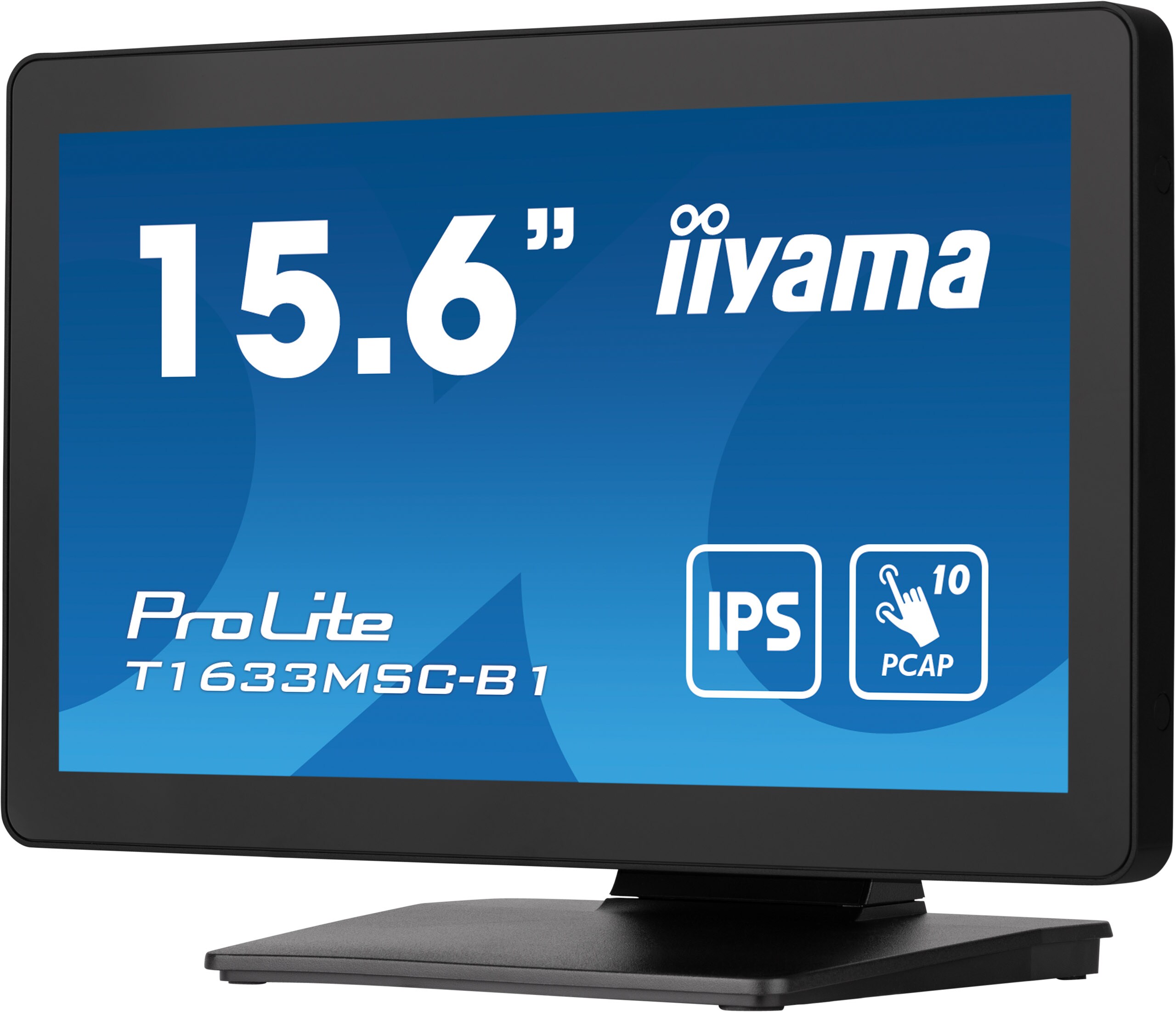 iiyama ProLite T1633MSC-B1 39,5cm (15,6") FHD IPS Touch-Monitor HDMI/DP/USB