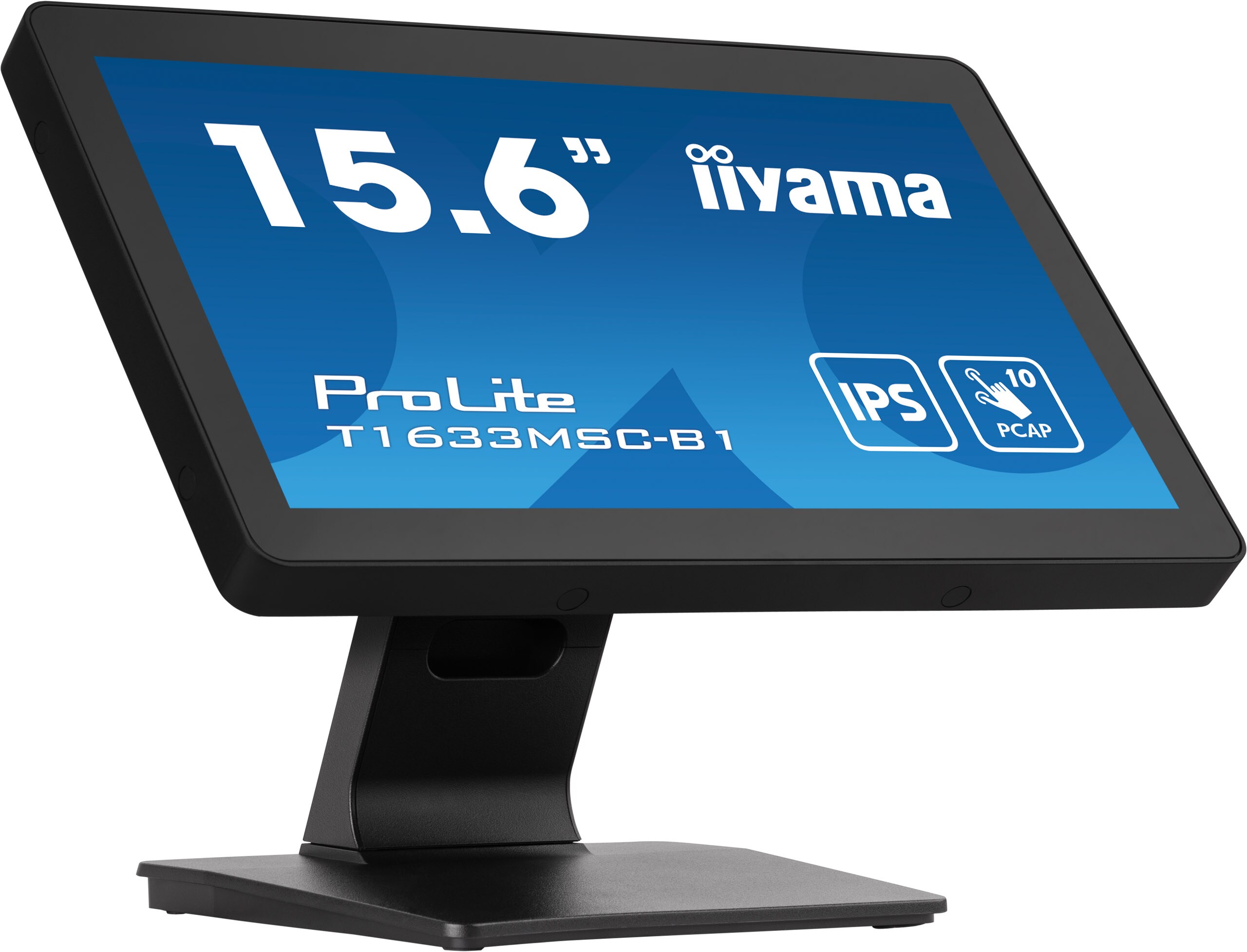 iiyama ProLite T1633MSC-B1 39,5cm (15,6") FHD IPS Touch-Monitor HDMI/DP/USB