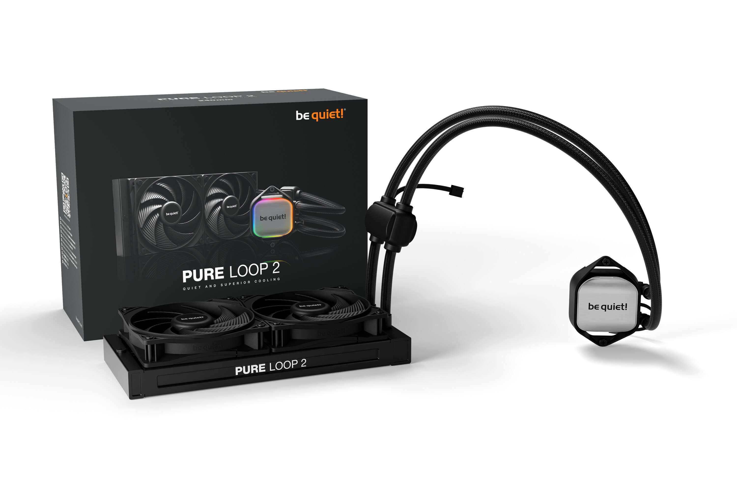 be quiet! Pure LOOP 2 ARGB Wasserkühlung 240 mm für Intel/AMD