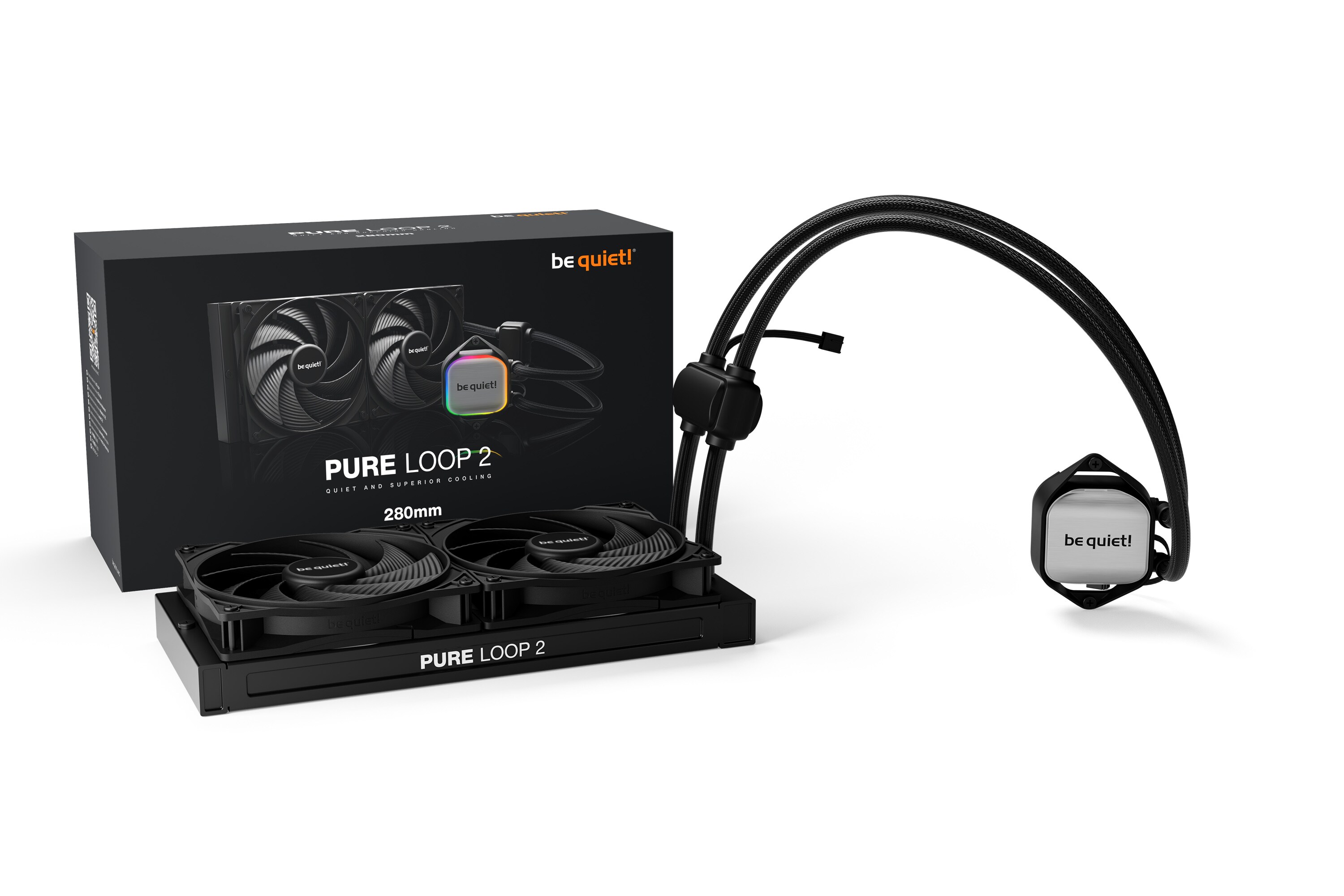 be quiet! Pure LOOP 2 ARGB Wasserkühlung 280 mm für Intel/AMD