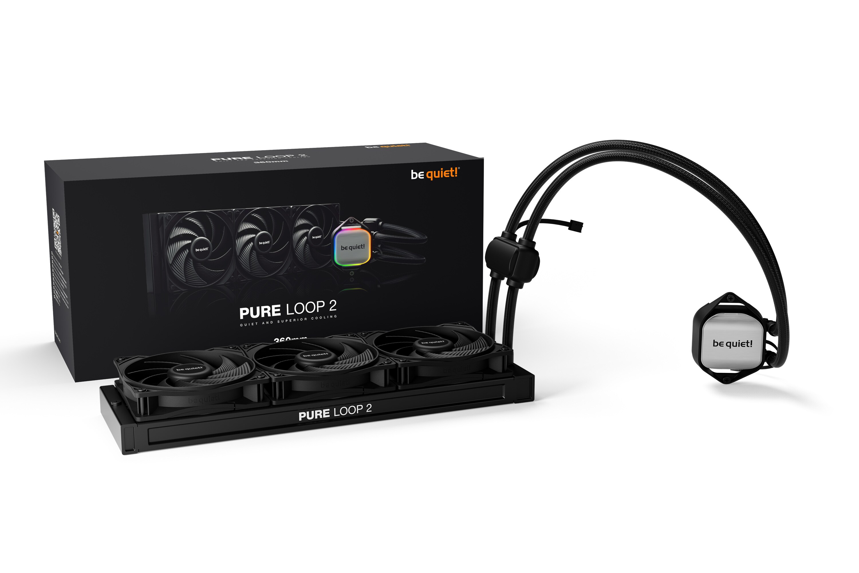 be quiet! Pure LOOP 2 ARGB Wasserkühlung 360 mm für Intel/AMD