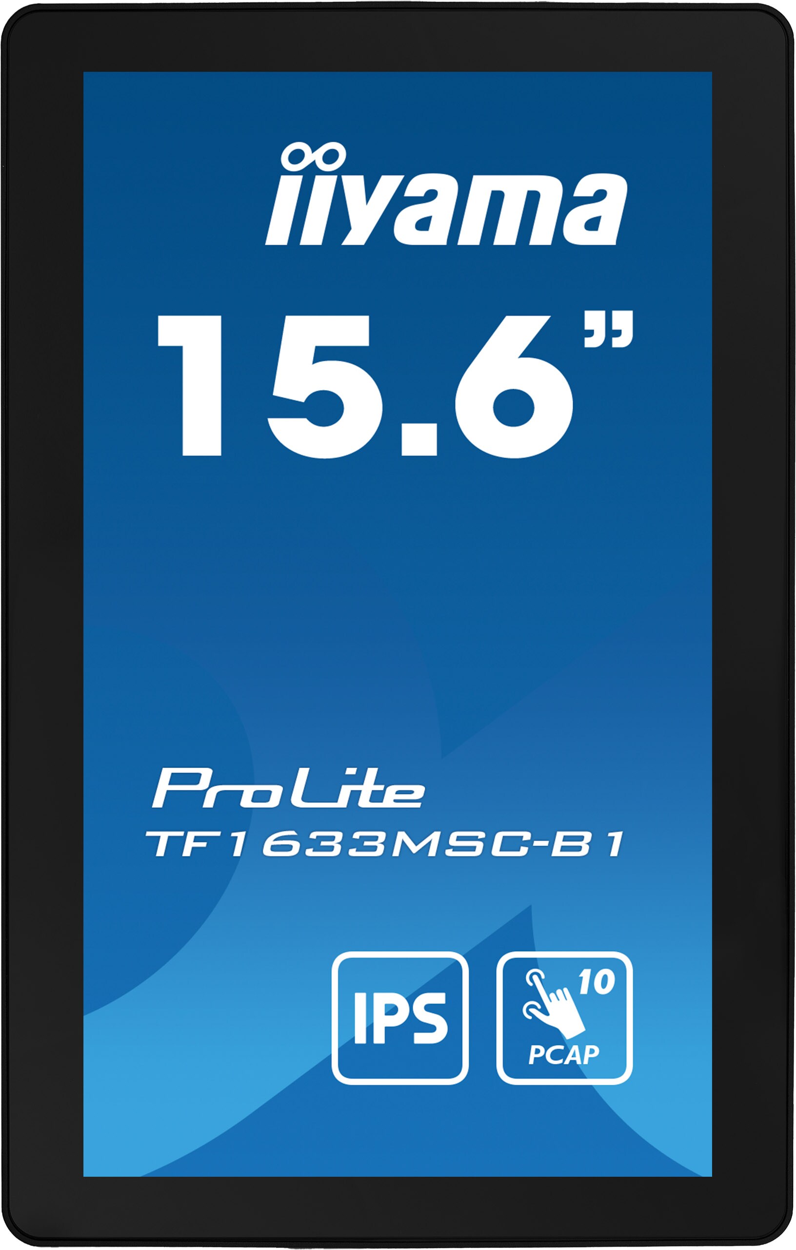 iiyama ProLite TF1633MSC-B1 39,5cm (15,6") FHD IPS Touch-Monitor HDMI/DP/USB