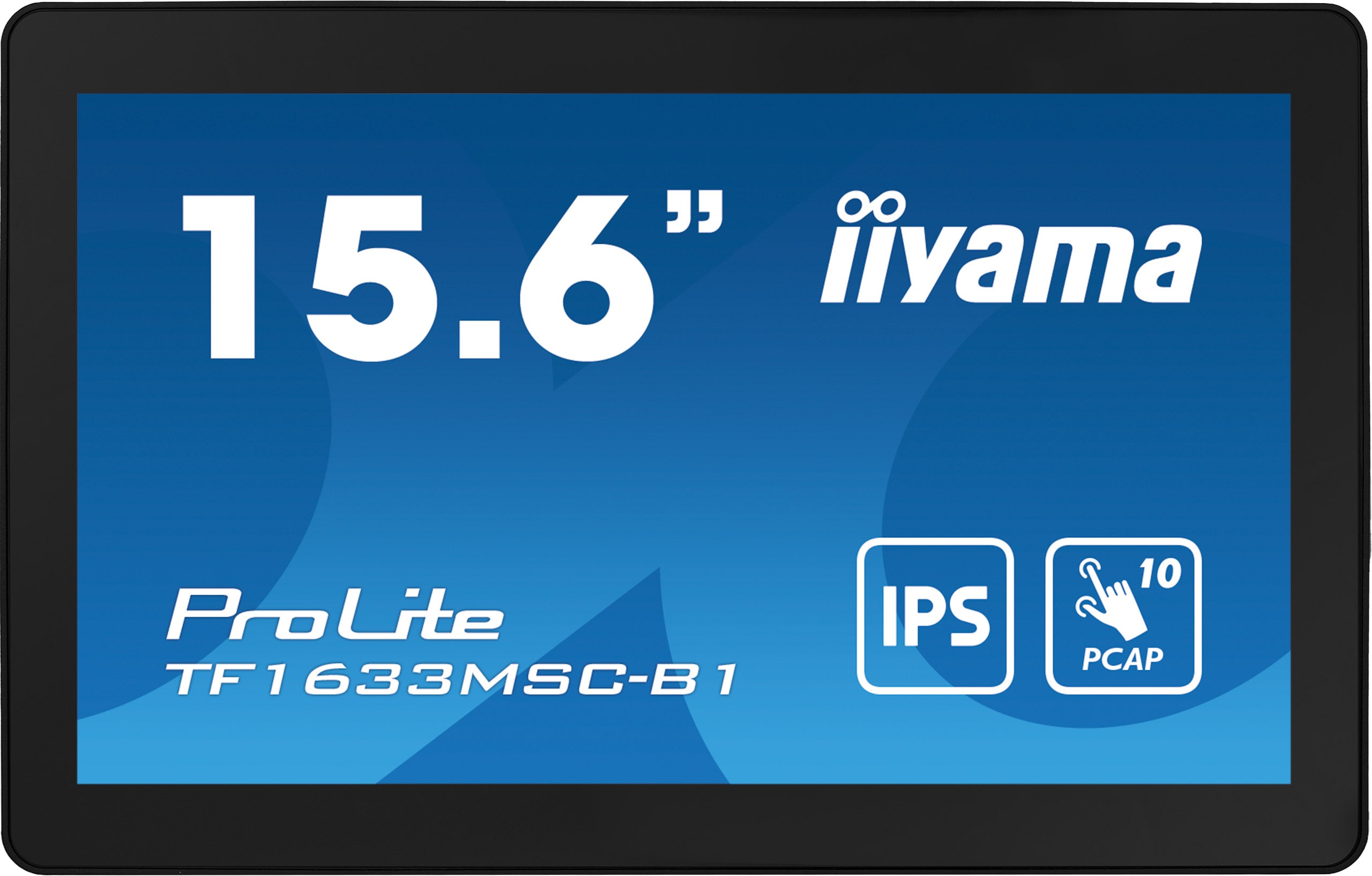 iiyama ProLite TF1633MSC-B1 39,5cm (15,6") FHD IPS Touch-Monitor HDMI/DP/USB