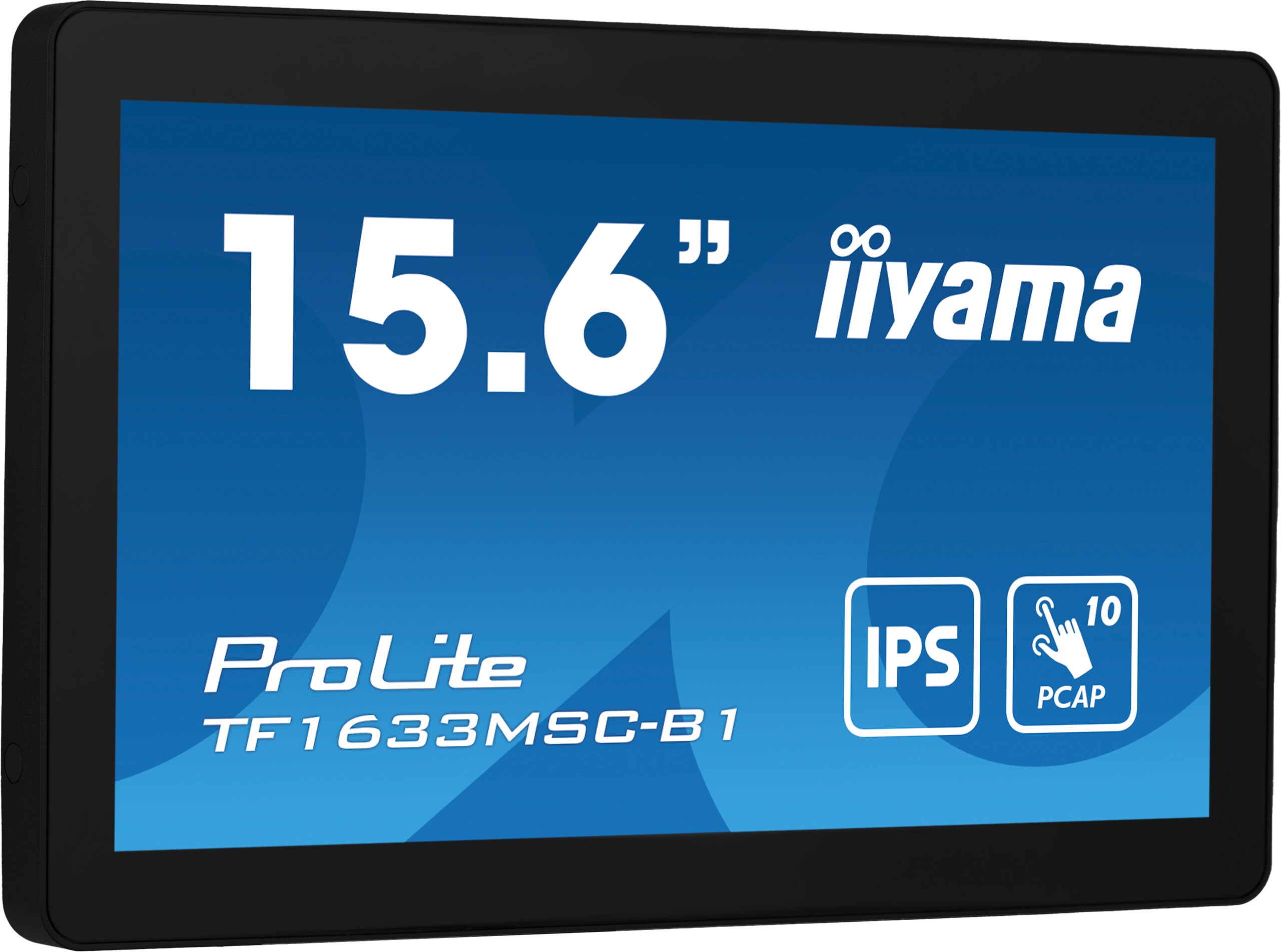 iiyama ProLite TF1633MSC-B1 39,5cm (15,6") FHD IPS Touch-Monitor HDMI/DP/USB