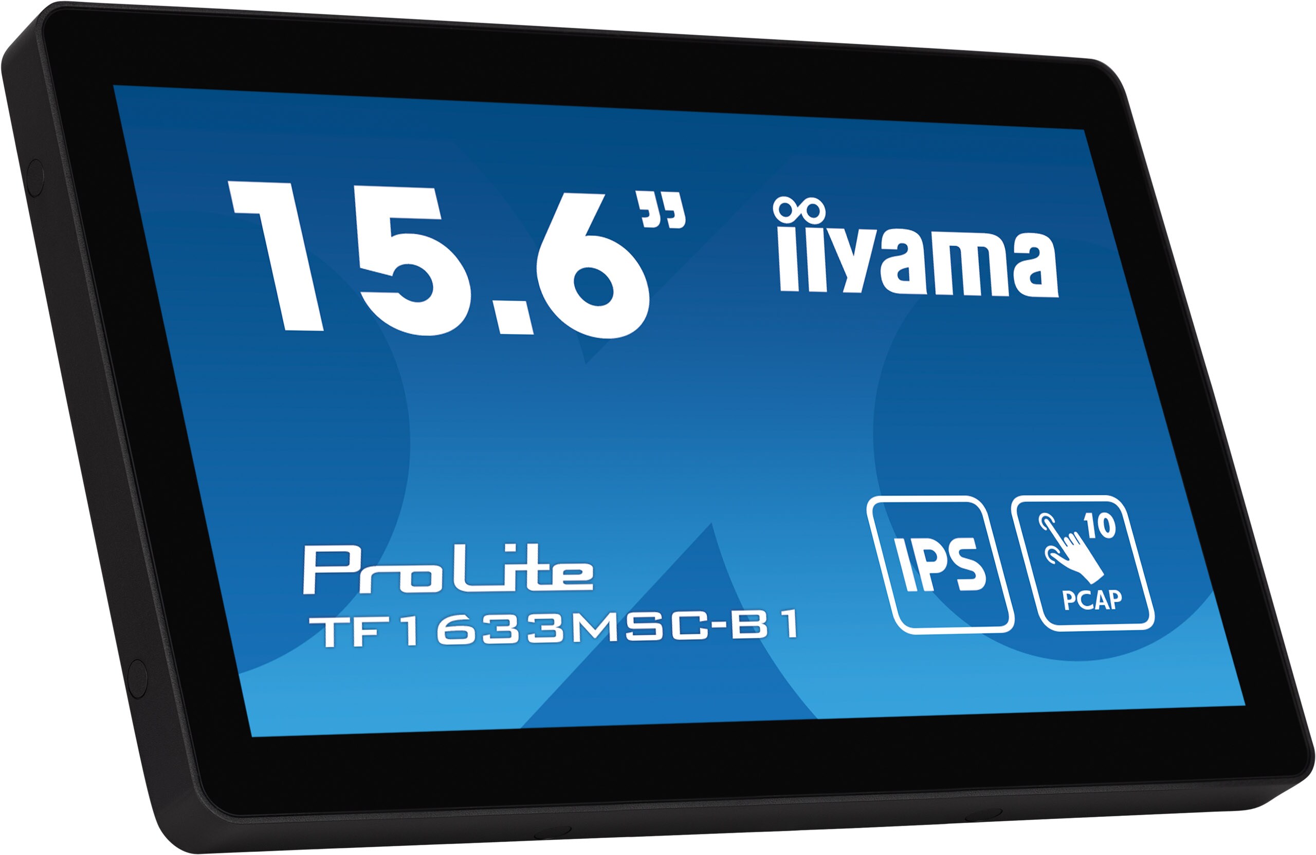 iiyama ProLite TF1633MSC-B1 39,5cm (15,6") FHD IPS Touch-Monitor HDMI/DP/USB