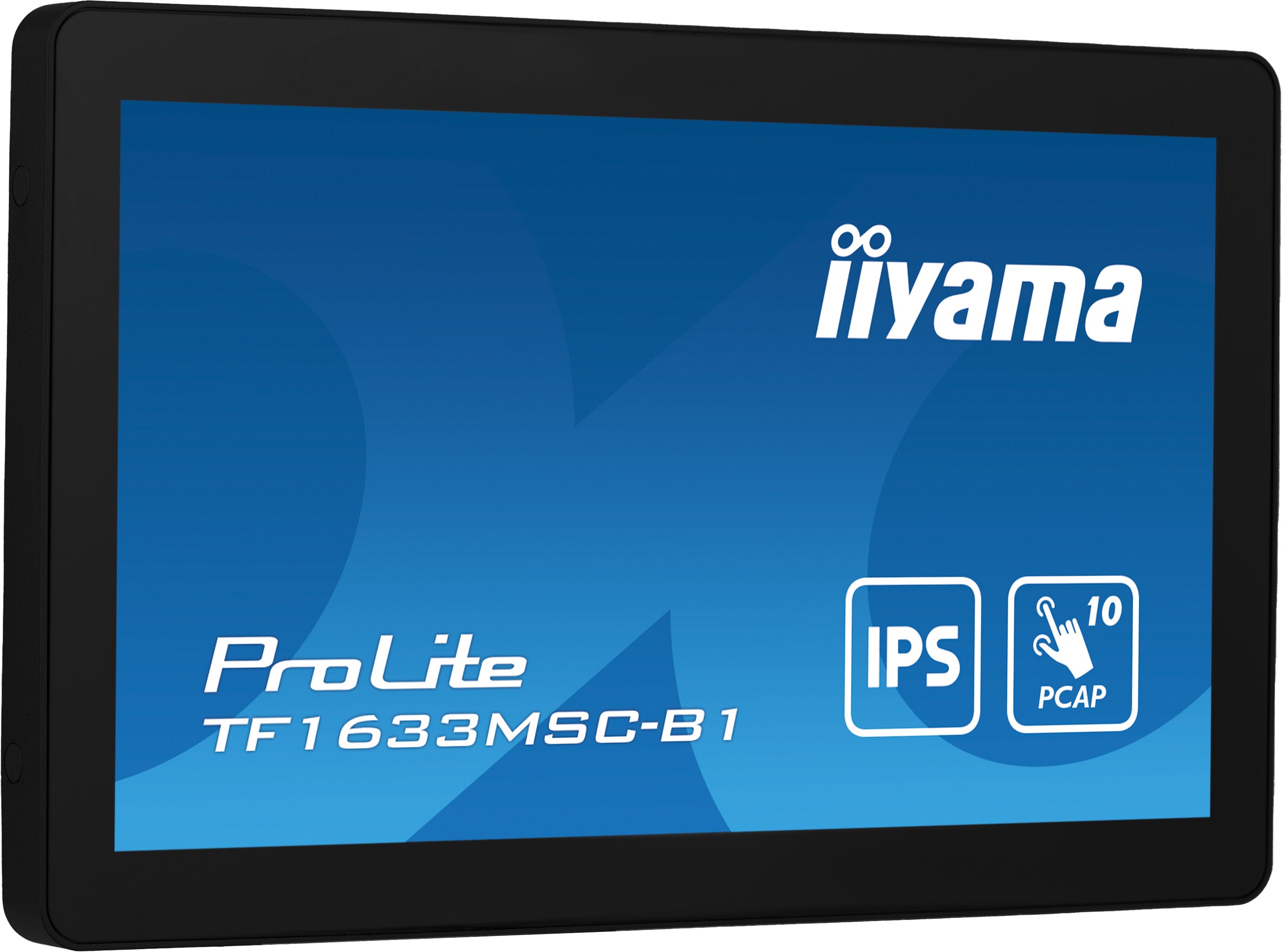 iiyama ProLite TF1633MSC-B1 39,5cm (15,6") FHD IPS Touch-Monitor HDMI/DP/USB