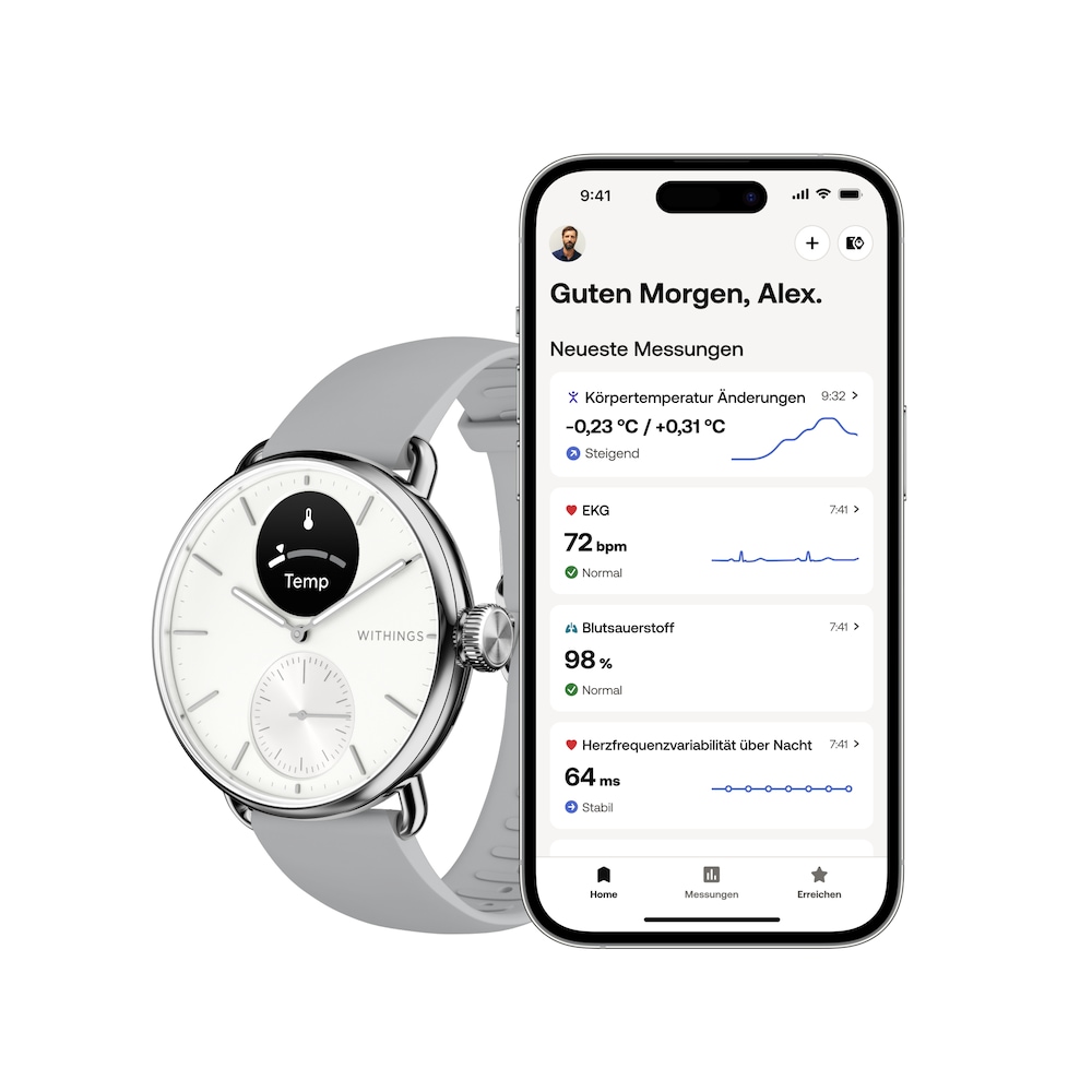 Withings ScanWatch 2 38mm weiß