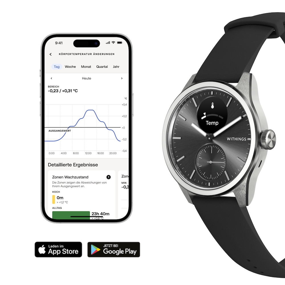 Withings ScanWatch 2 42mm schwarz