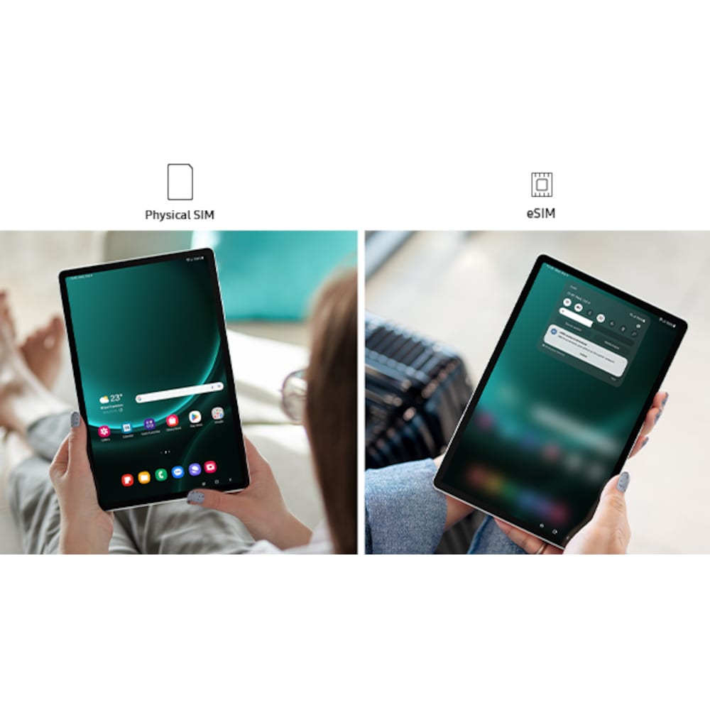 Samsung GALAXY Tab S9 FE X510N WiFi 128GB silber Android 13.0 Tablet