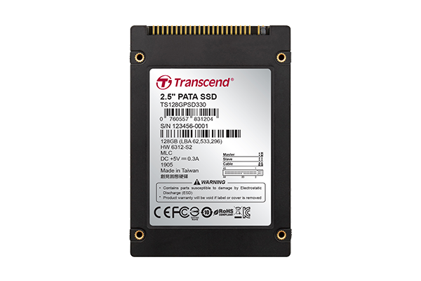 Transcend Industrial PSD330 32GB SSD 2.5/6.35cm PATA