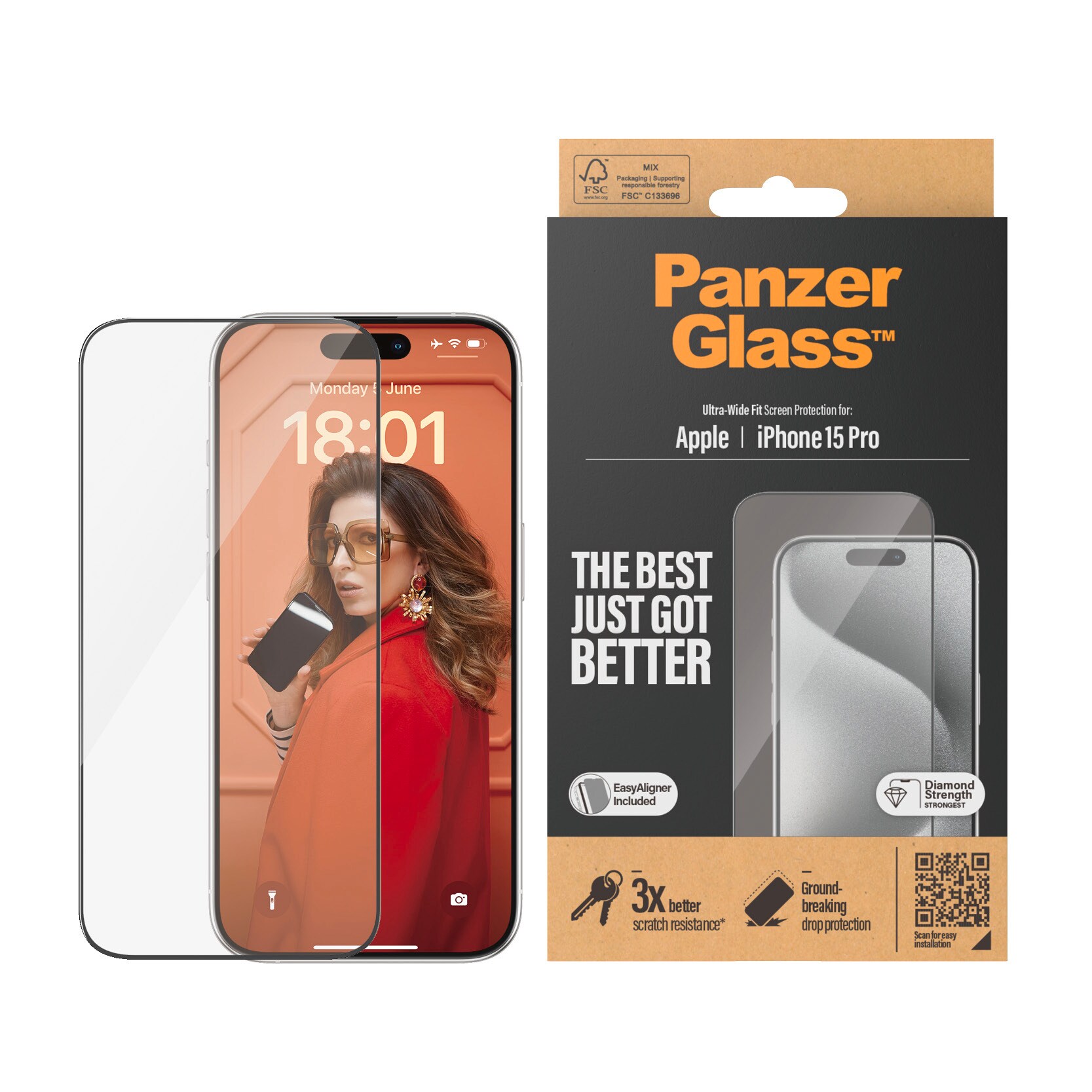 PanzerGlass Apple iPhone 15 Pro