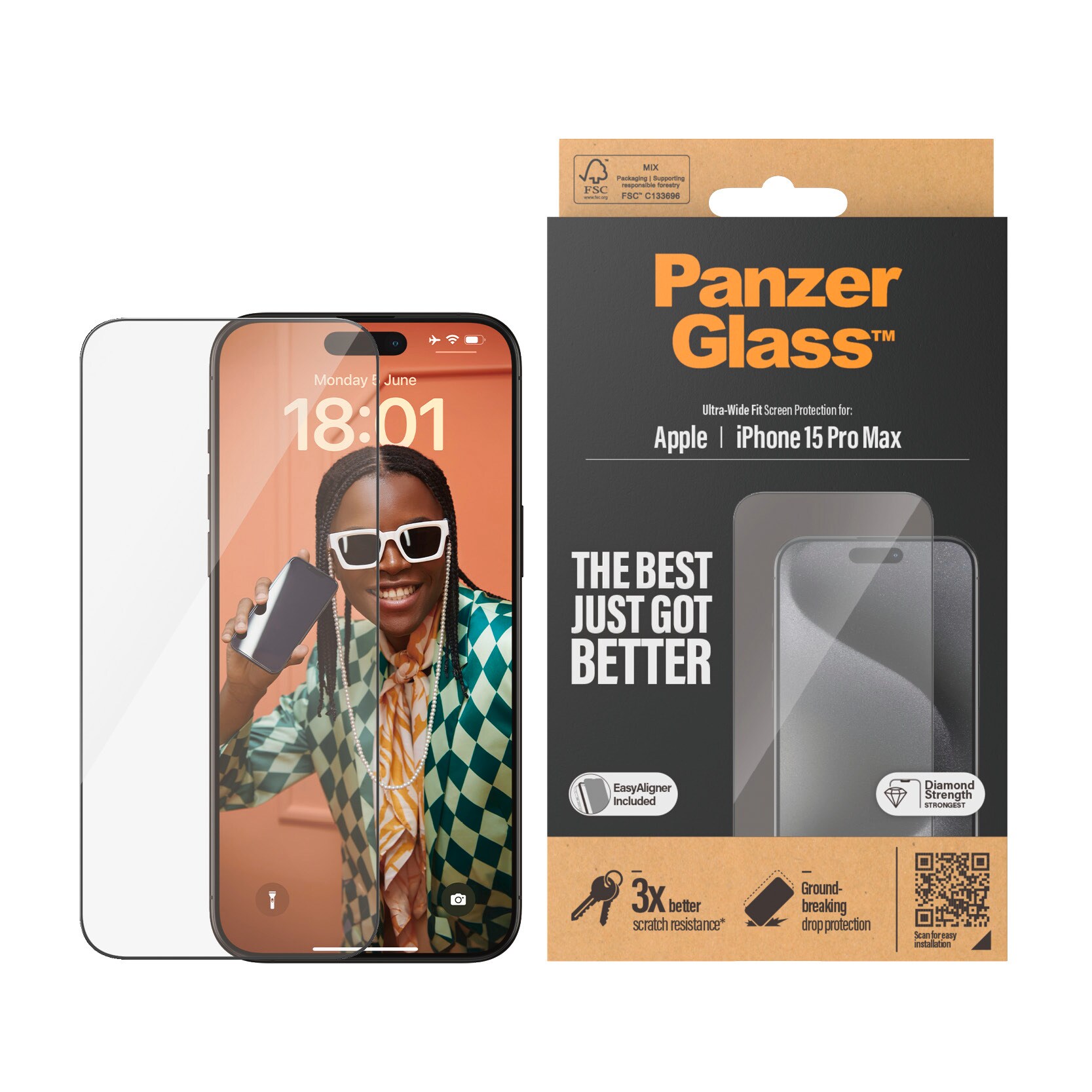 PanzerGlass Apple iPhone 15 Pro Max