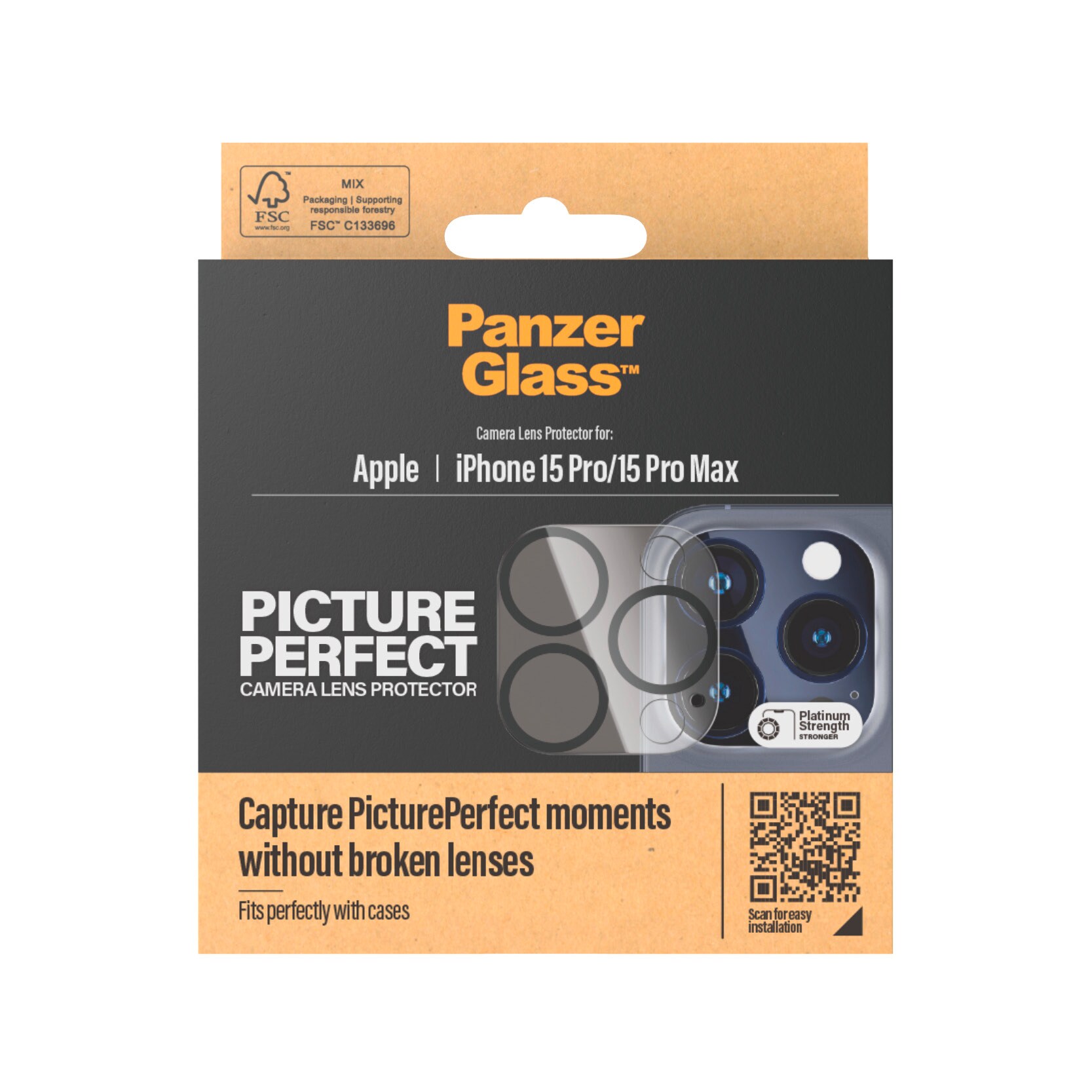 PanzerGlass PicturePerfect Kameraschutz Apple iPhone 15 Pro/15 Pro Max