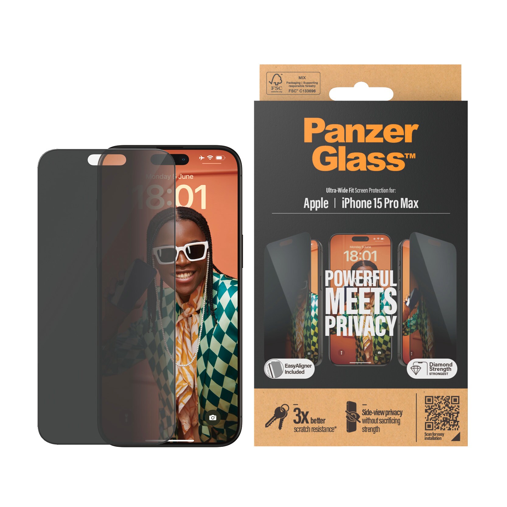 PanzerGlass Apple iPhone 15 Pro Max Privacy