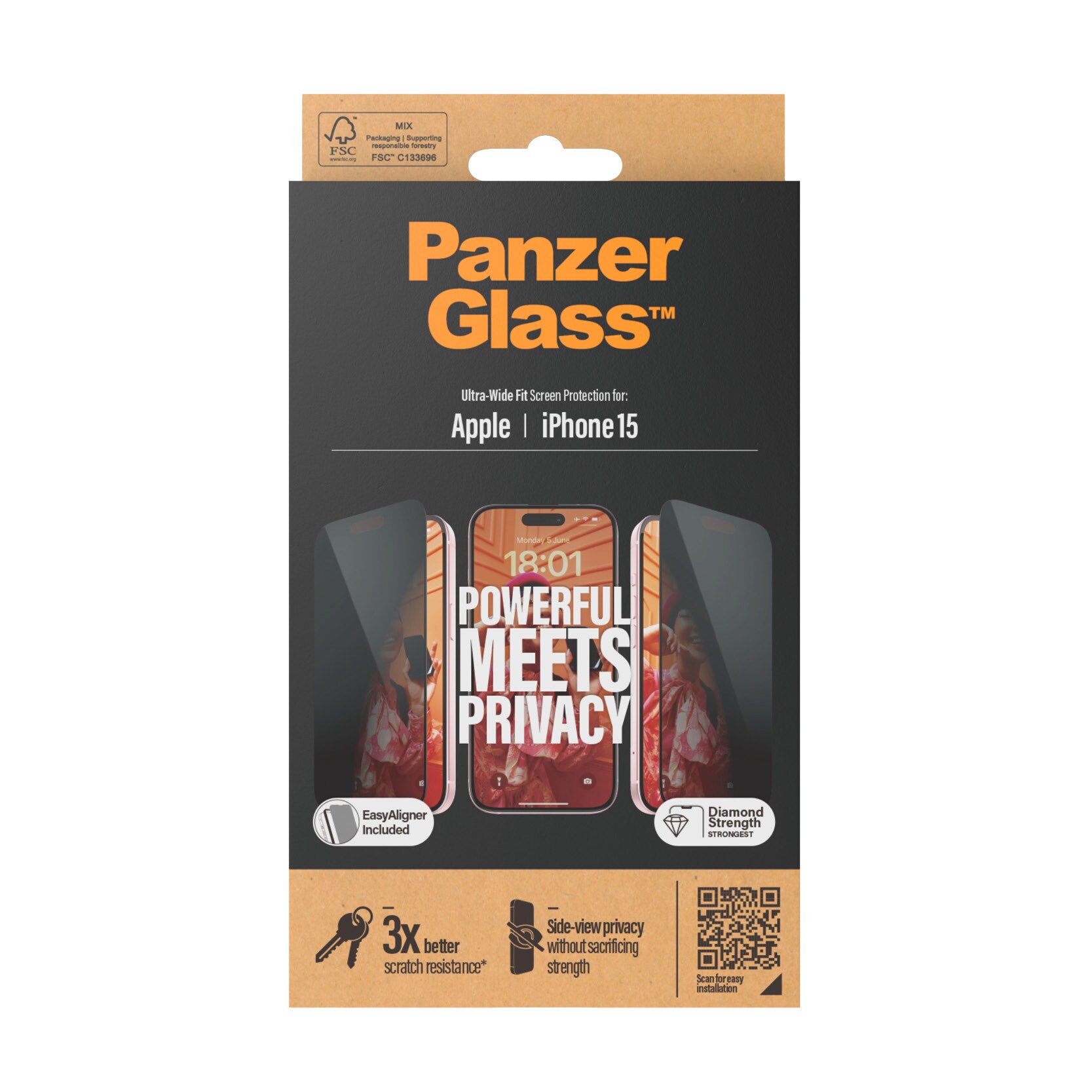 PanzerGlass Apple iPhone 15 Privacy